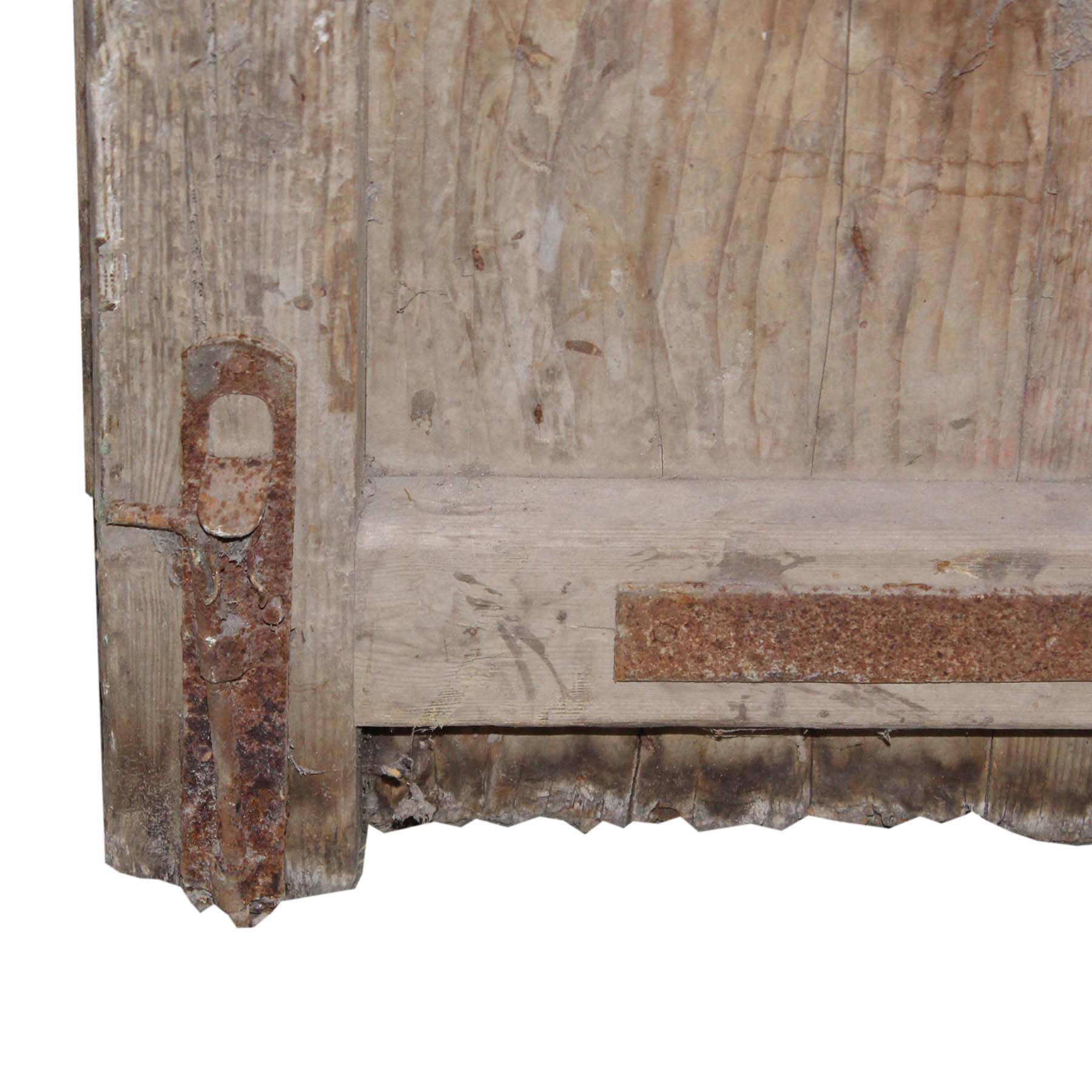 Salvaged 28” Door with Carved Details-70977
