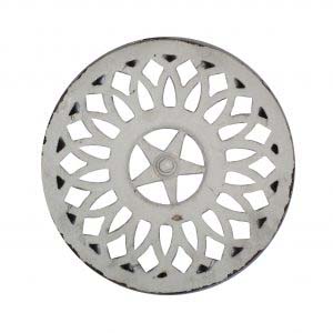 Antique Cast Iron Circular Eave Vent, Late 19th Century-0