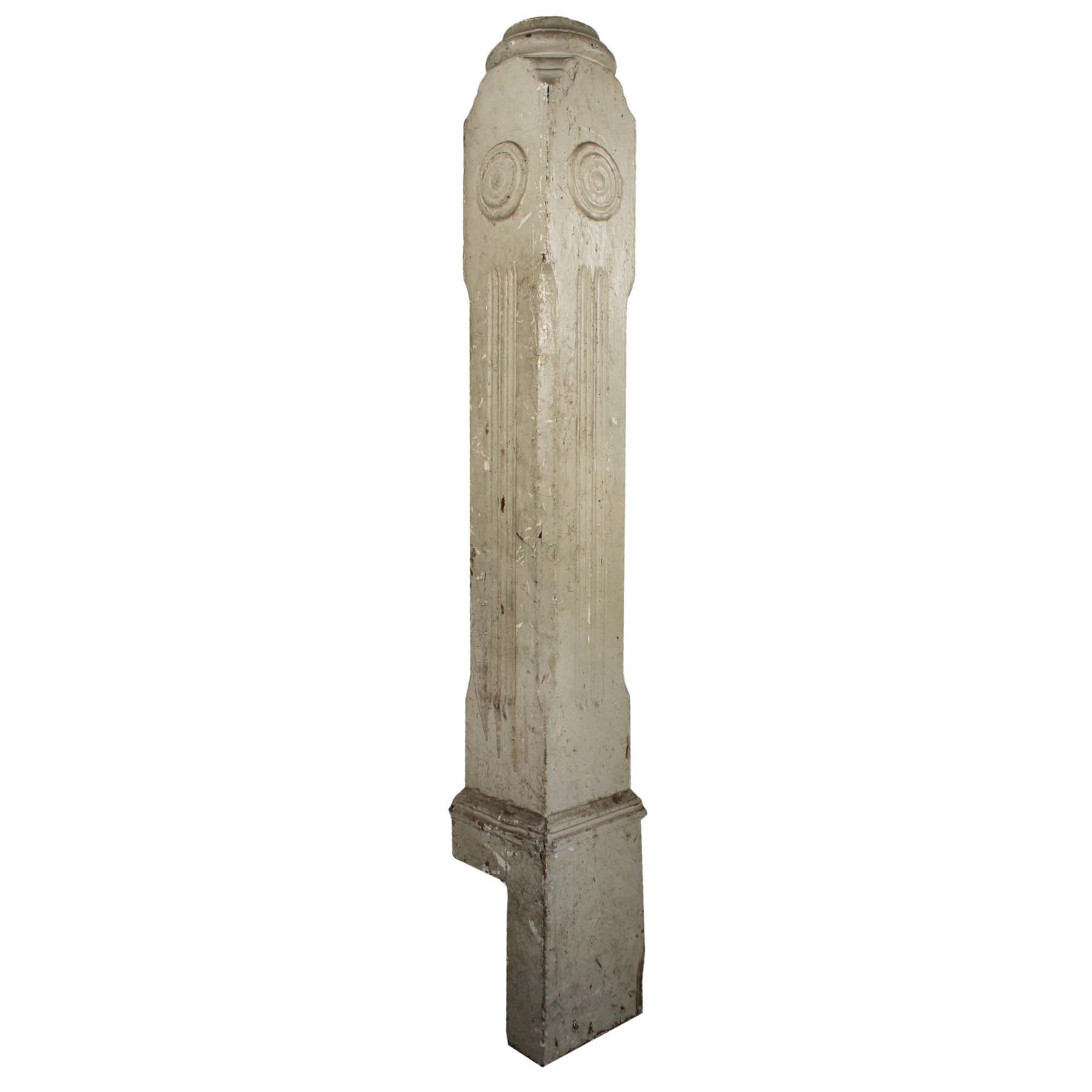 Reclaimed Antique Newel Post, Late 19th Century-0