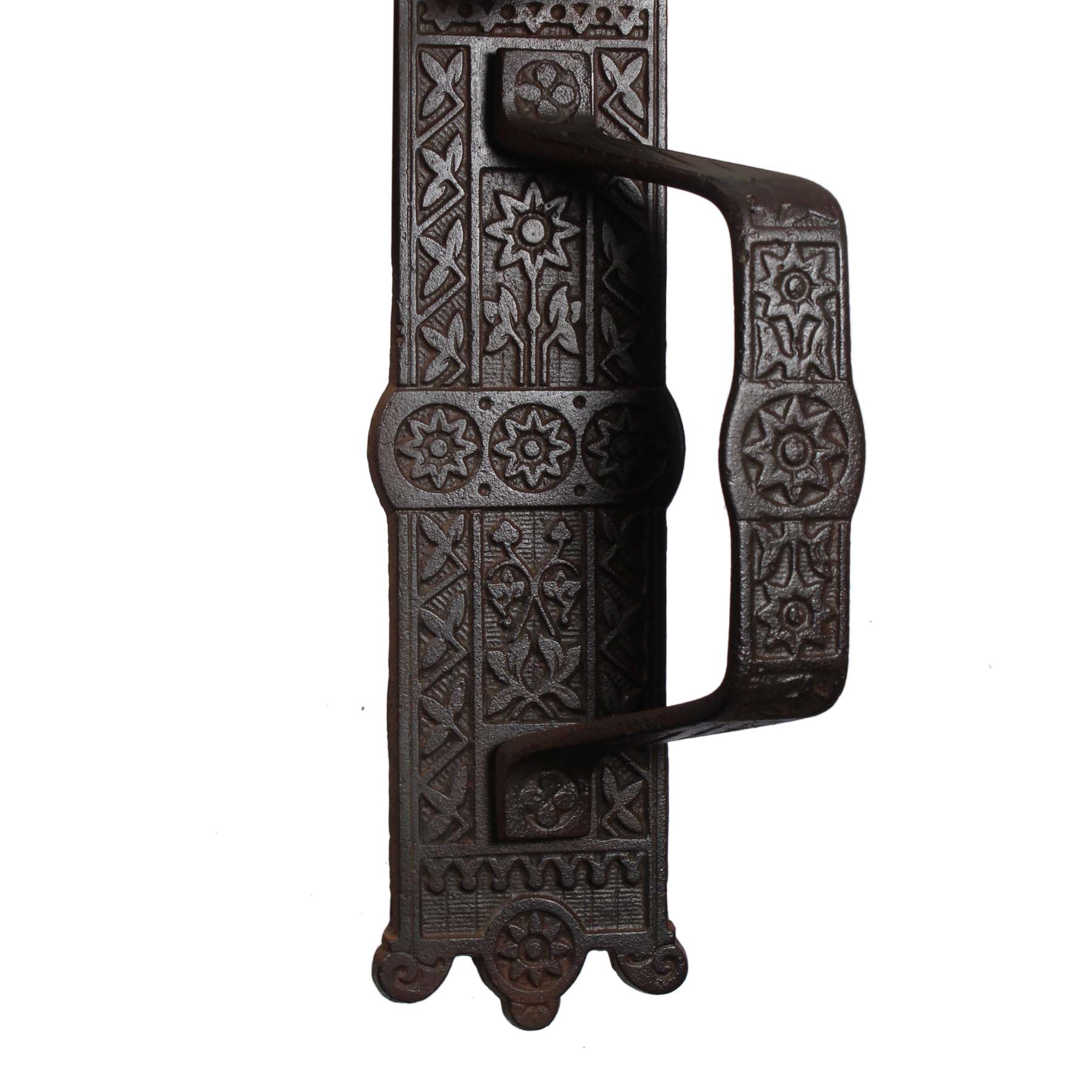 Antique Eastlake Cast Iron Door Pull / Handle, C. 1880’s-71134