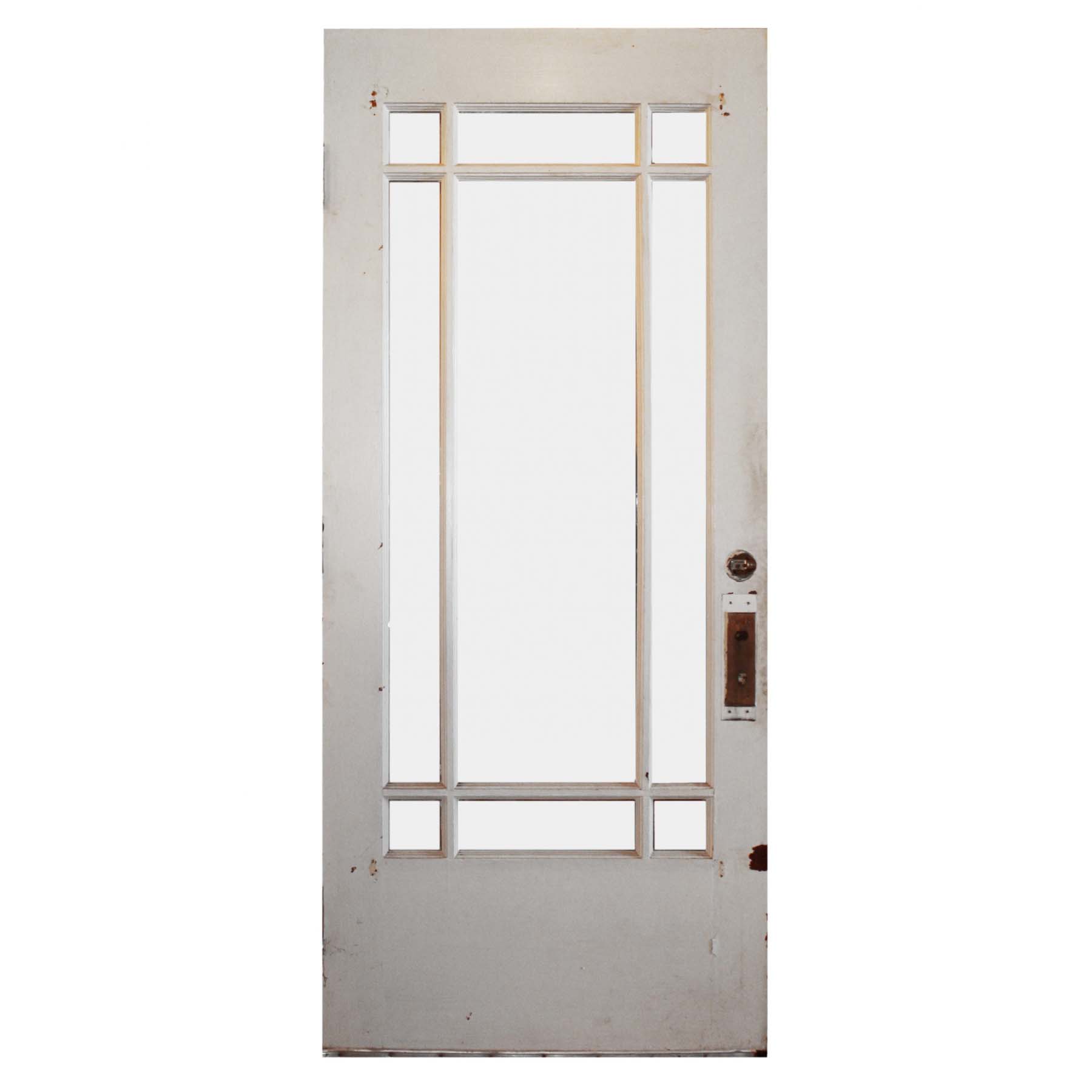 SOLD Salvaged 35” Antique Craftsman Door-71328