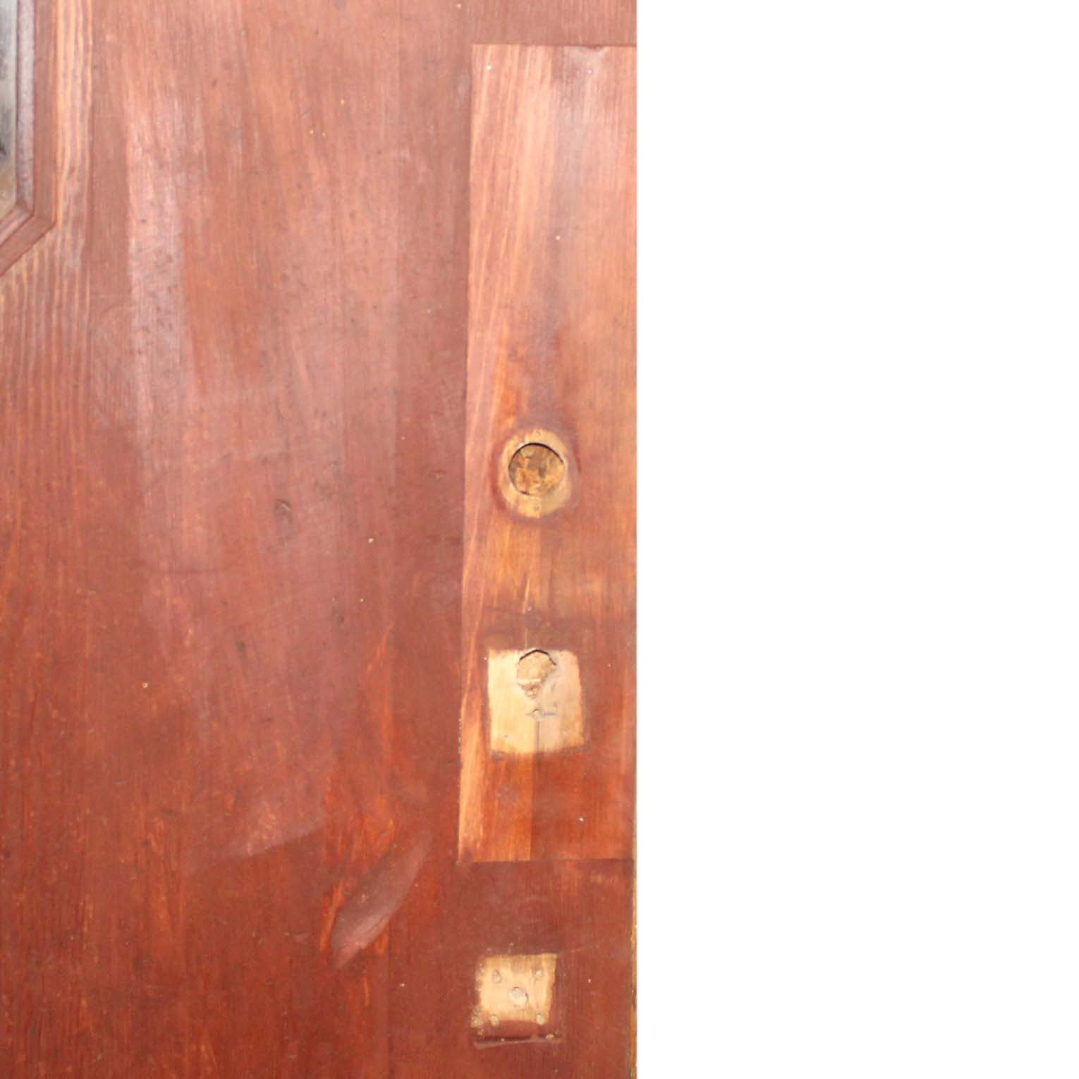 Antique 36” Arts & Crafts Door with Beveled Glass-71341