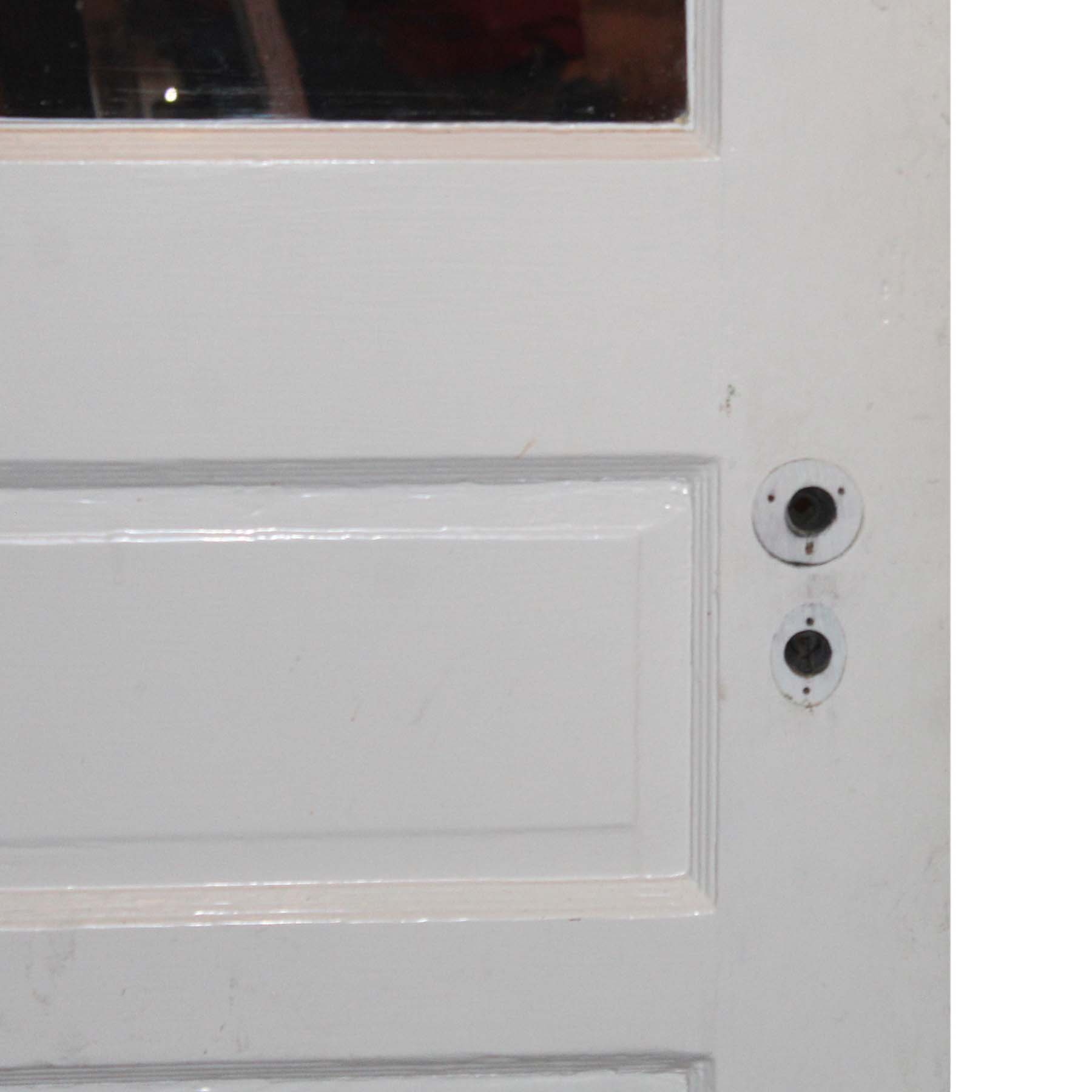 SOLD Reclaimed 32” Antique Farmhouse Door with Glass-71351