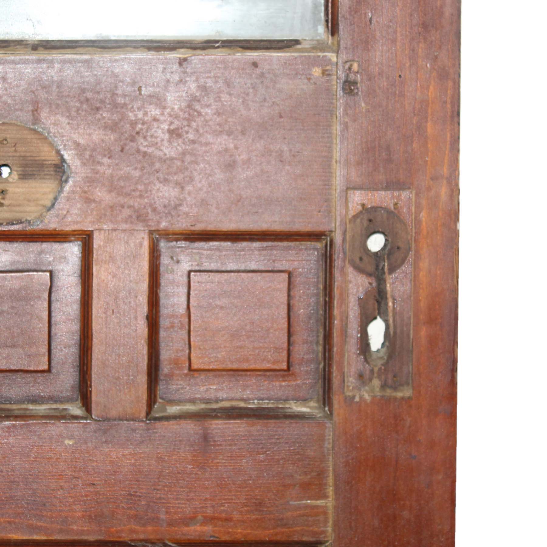 SOLD Antique 32” Farmhouse Door with Glass-71318