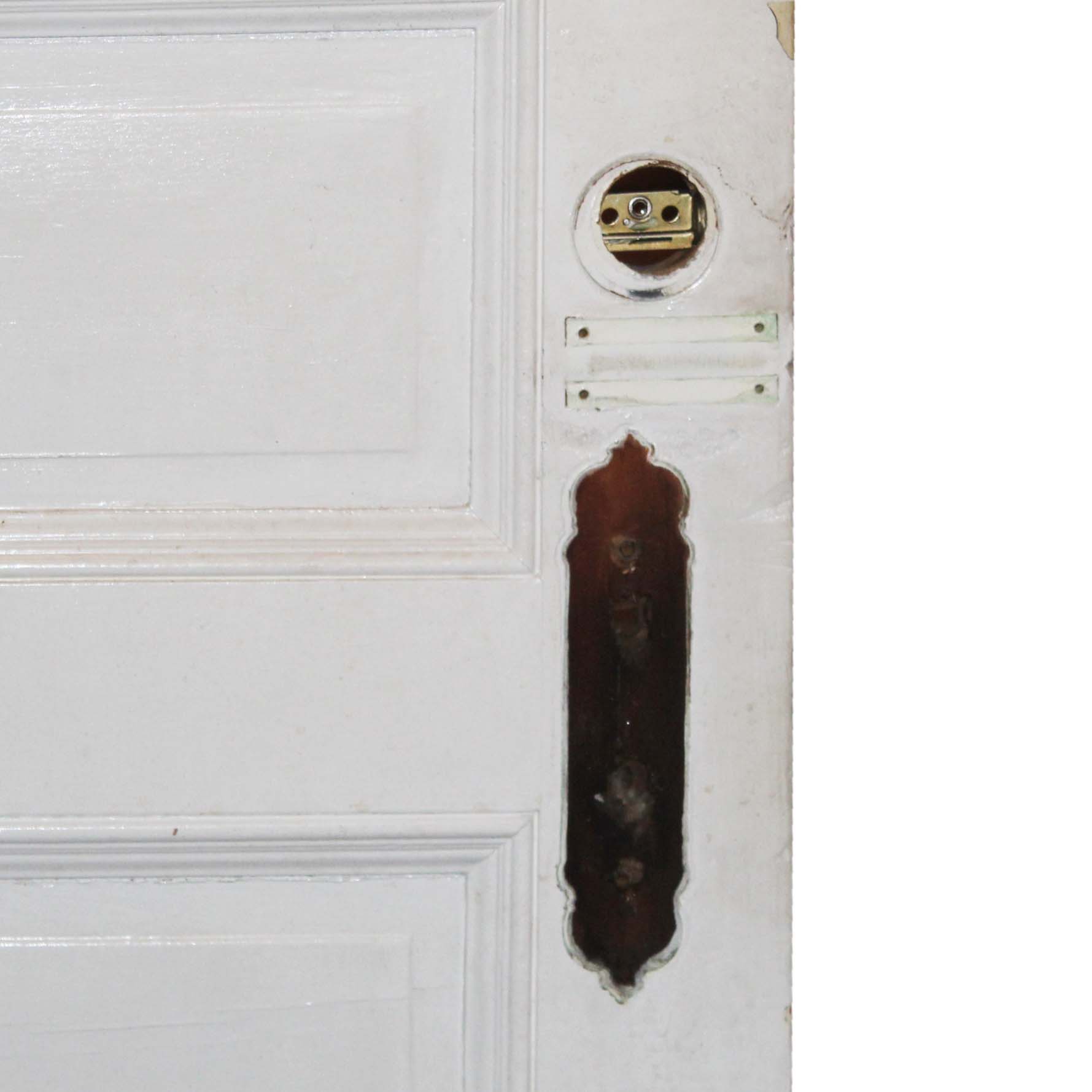 Salvaged 32” Antique Farmhouse Door with Glass-71361