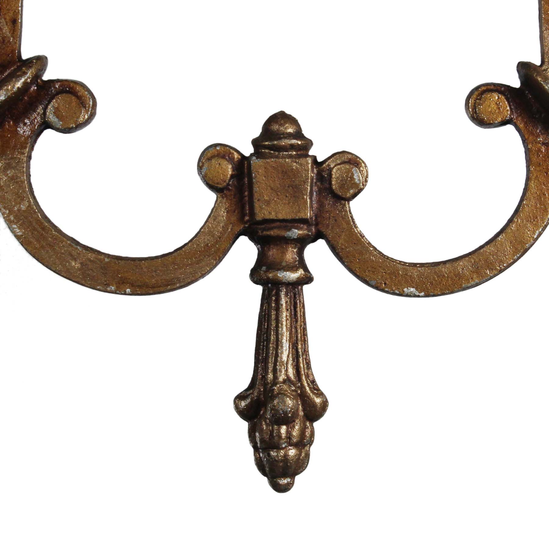 SOLD Antique Brass Pendant Lights with Prisms-71073