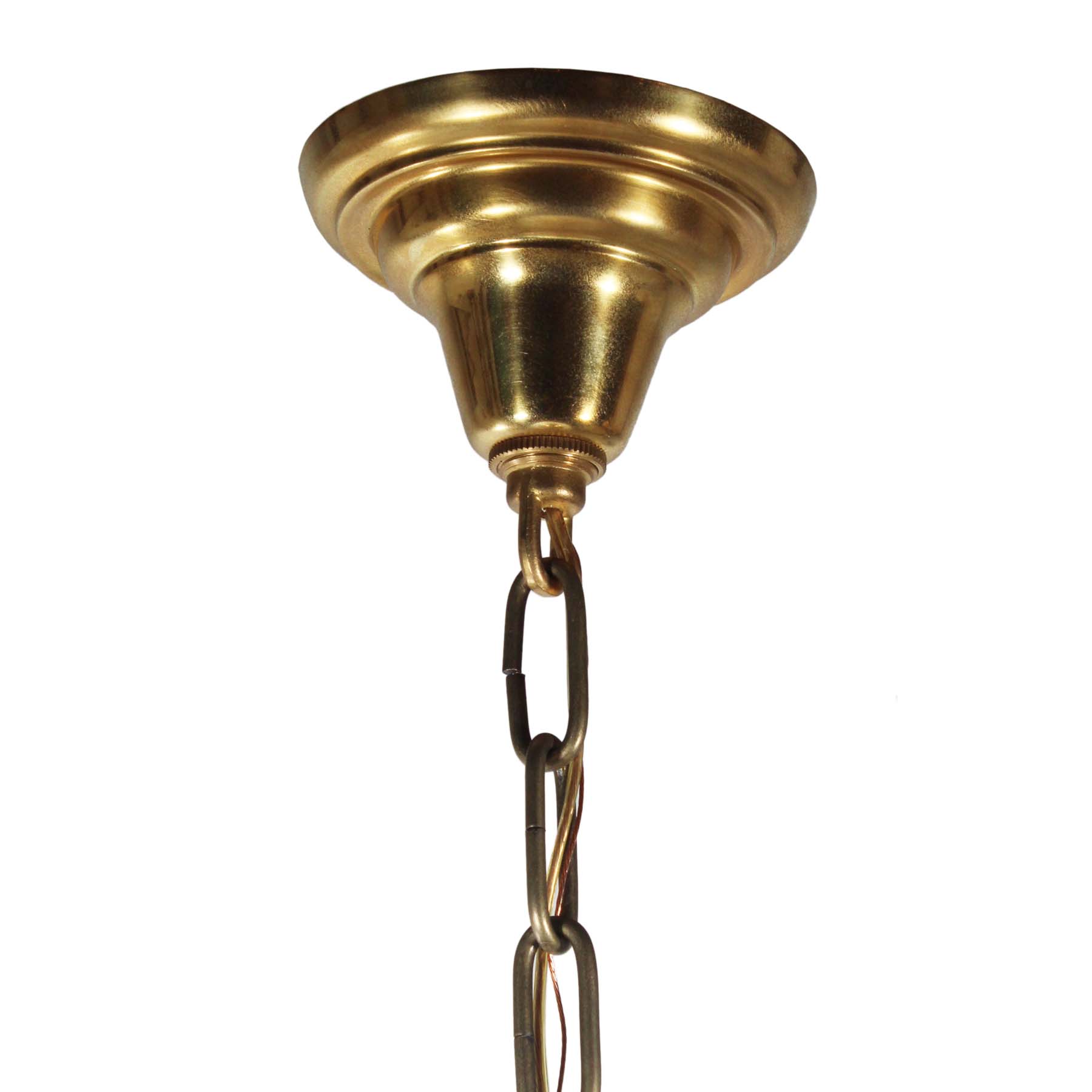 Brass Schoolhouse Pendant Lights, Antique Lighting-71221