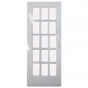 Salvaged 31" Antique Divided Light Door-0