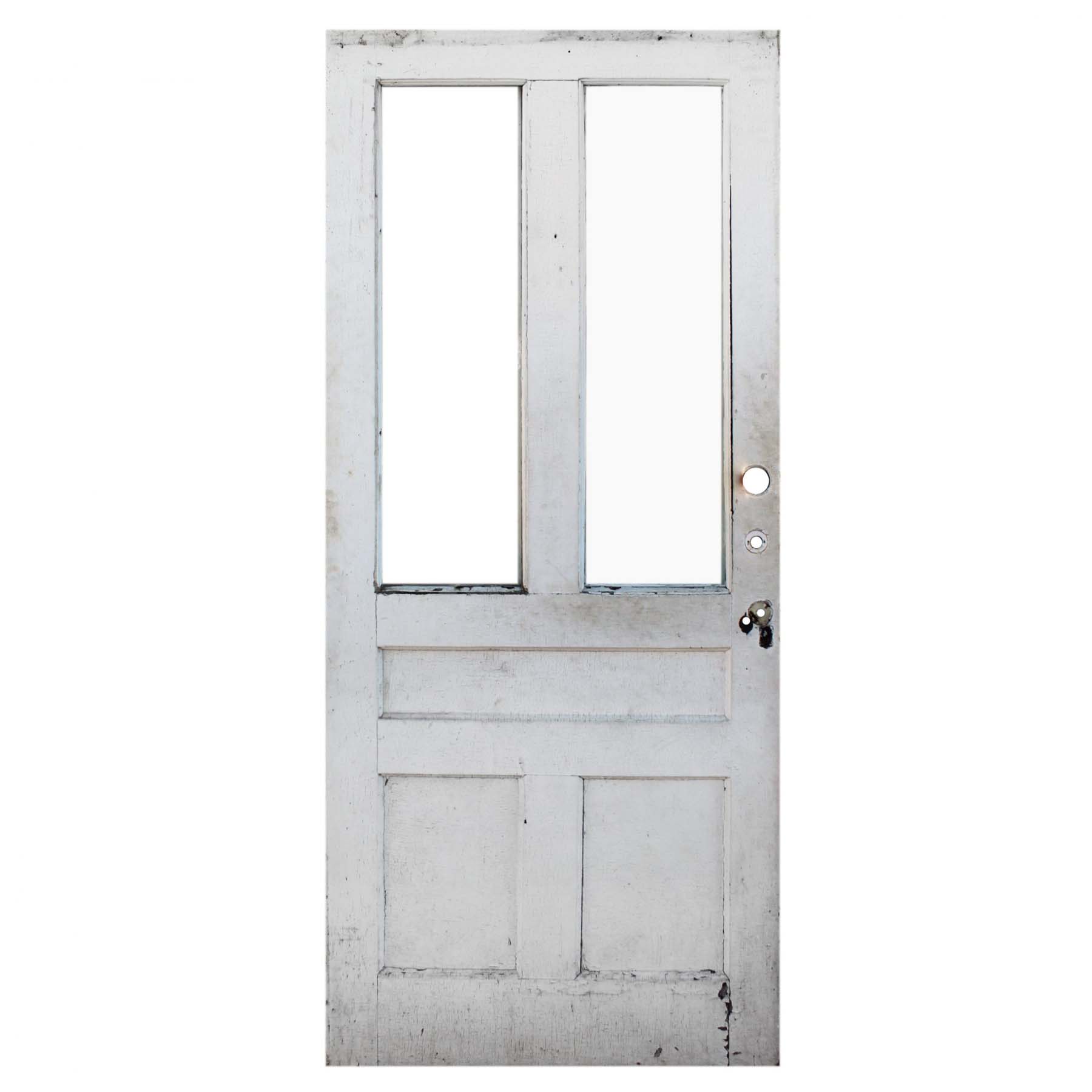 Salvaged 35” Antique Farmhouse Door -0