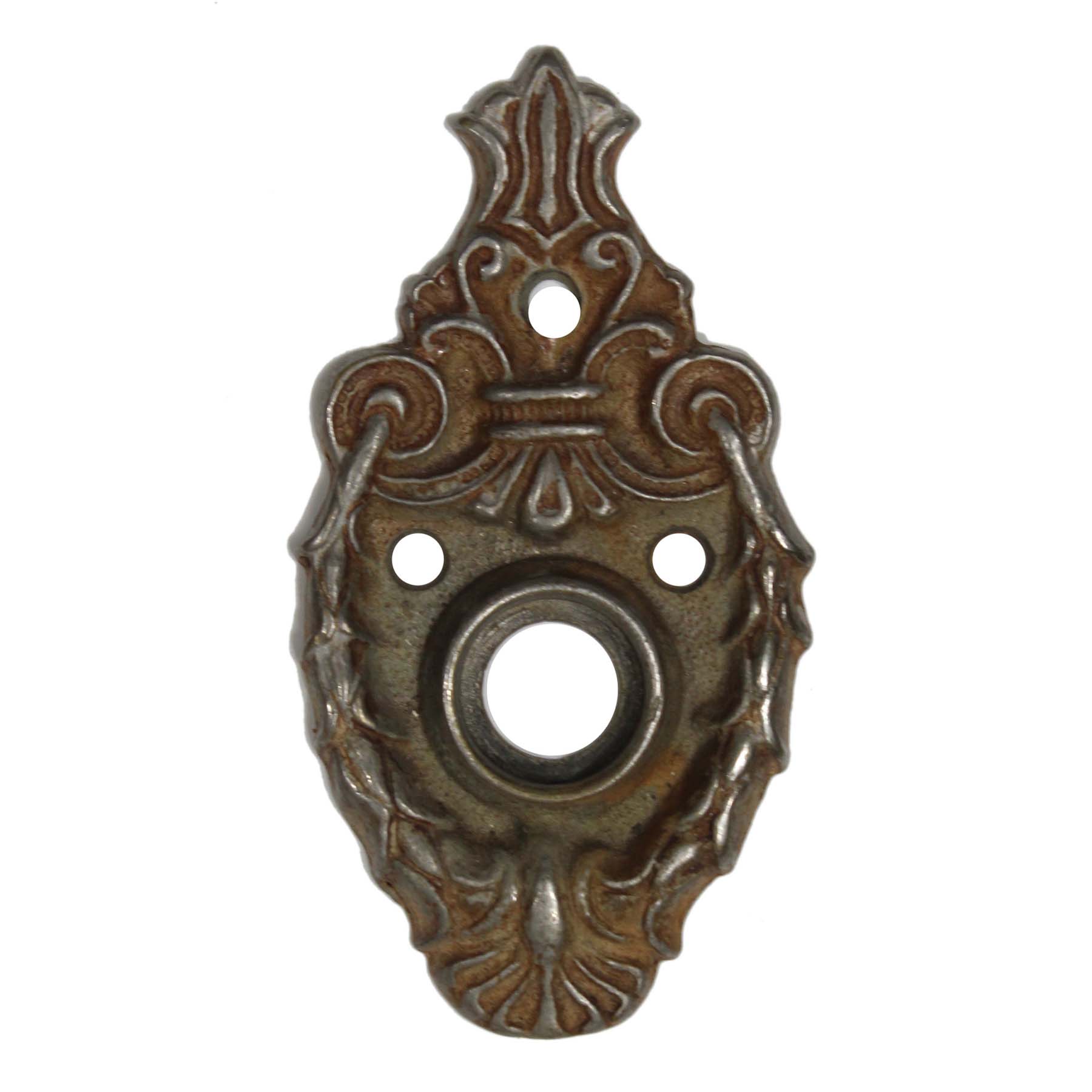 SOLD Antique Neoclassical Door Knob Escutcheons-0