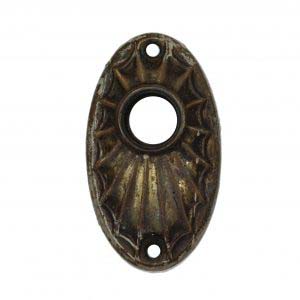 Decorative Antique Brass Door Knob Escutcheons-0