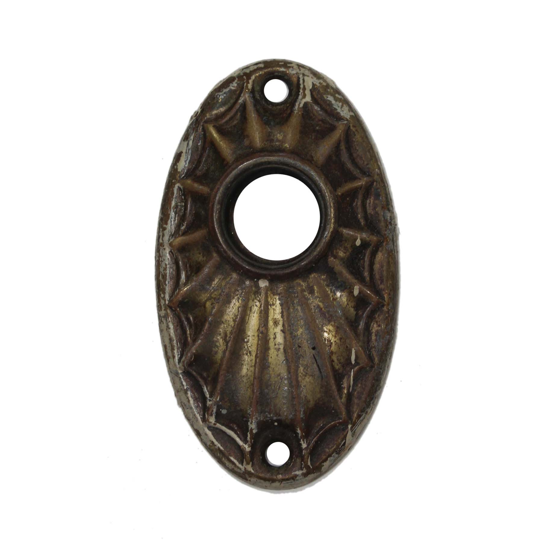 Decorative Antique Brass Door Knob Escutcheons