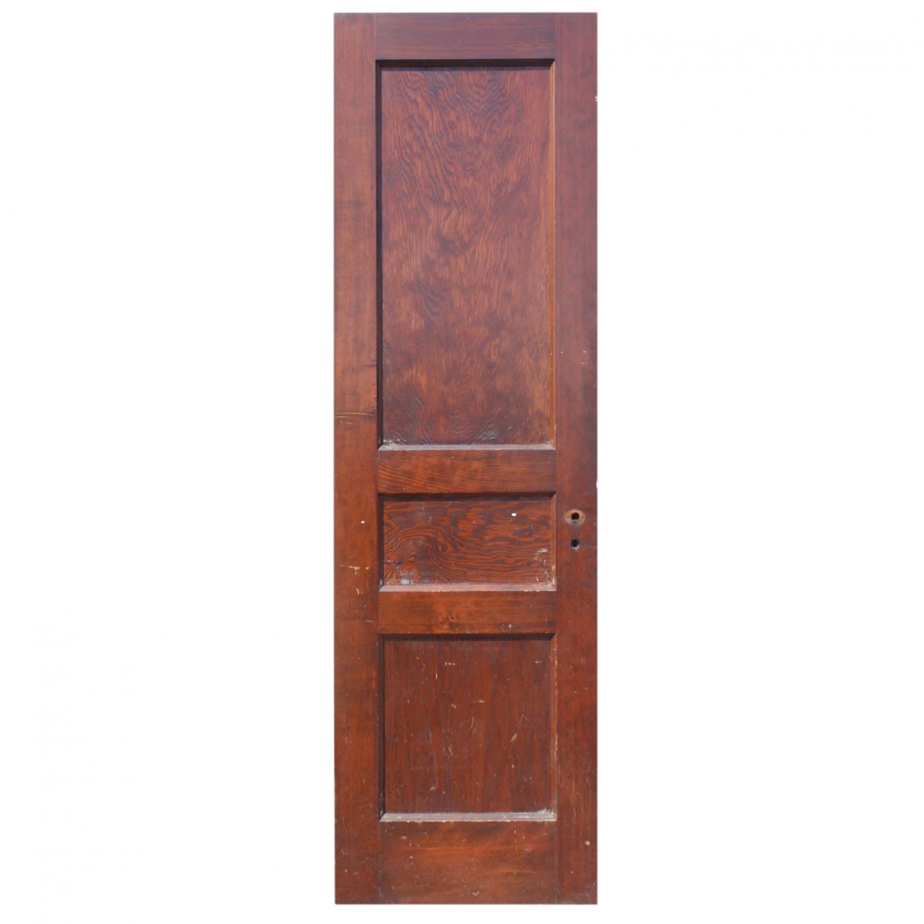 SOLD Reclaimed 24” Three-Panel Solid Wood Door-0