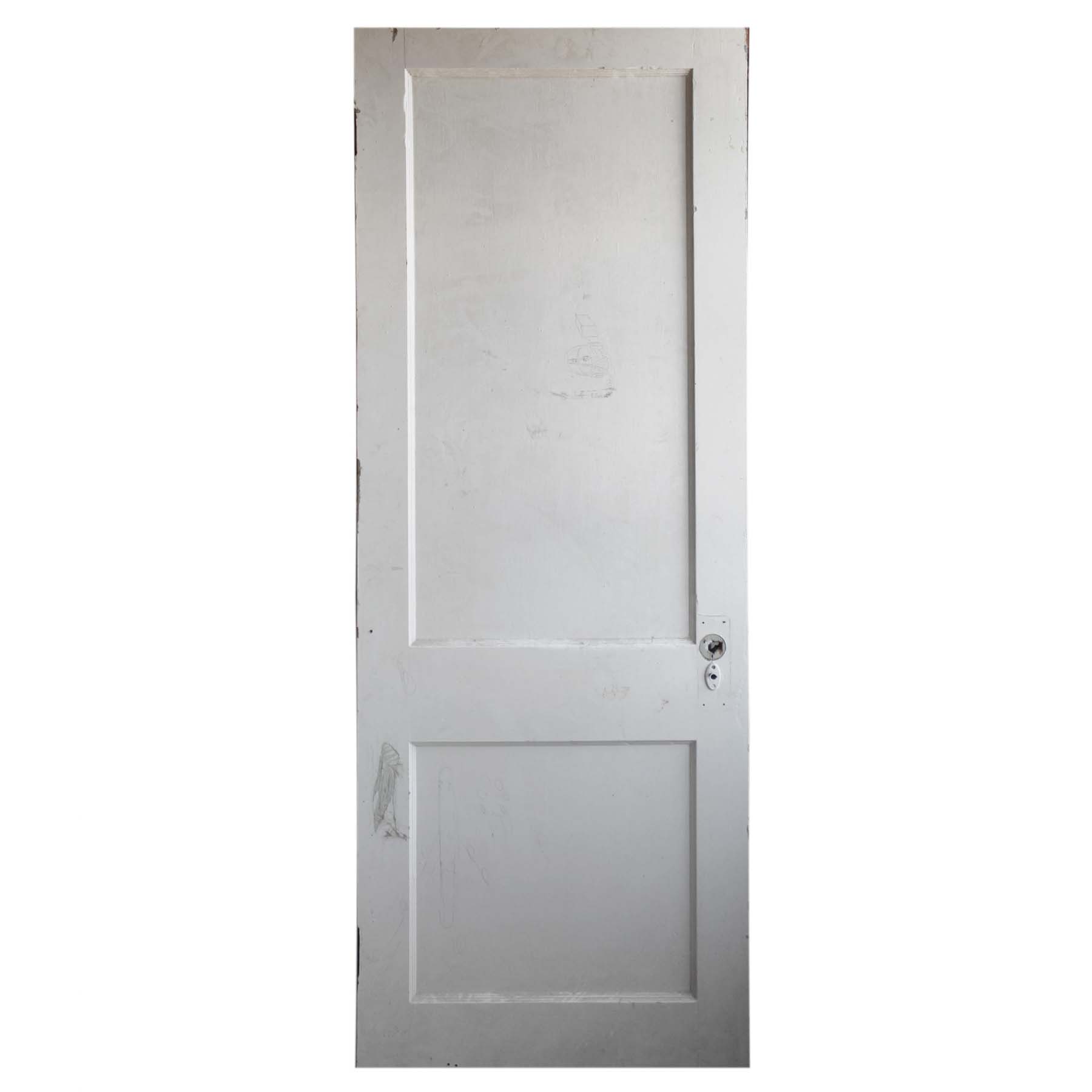 Reclaimed 29” Two-Panel Solid Wood Door-0