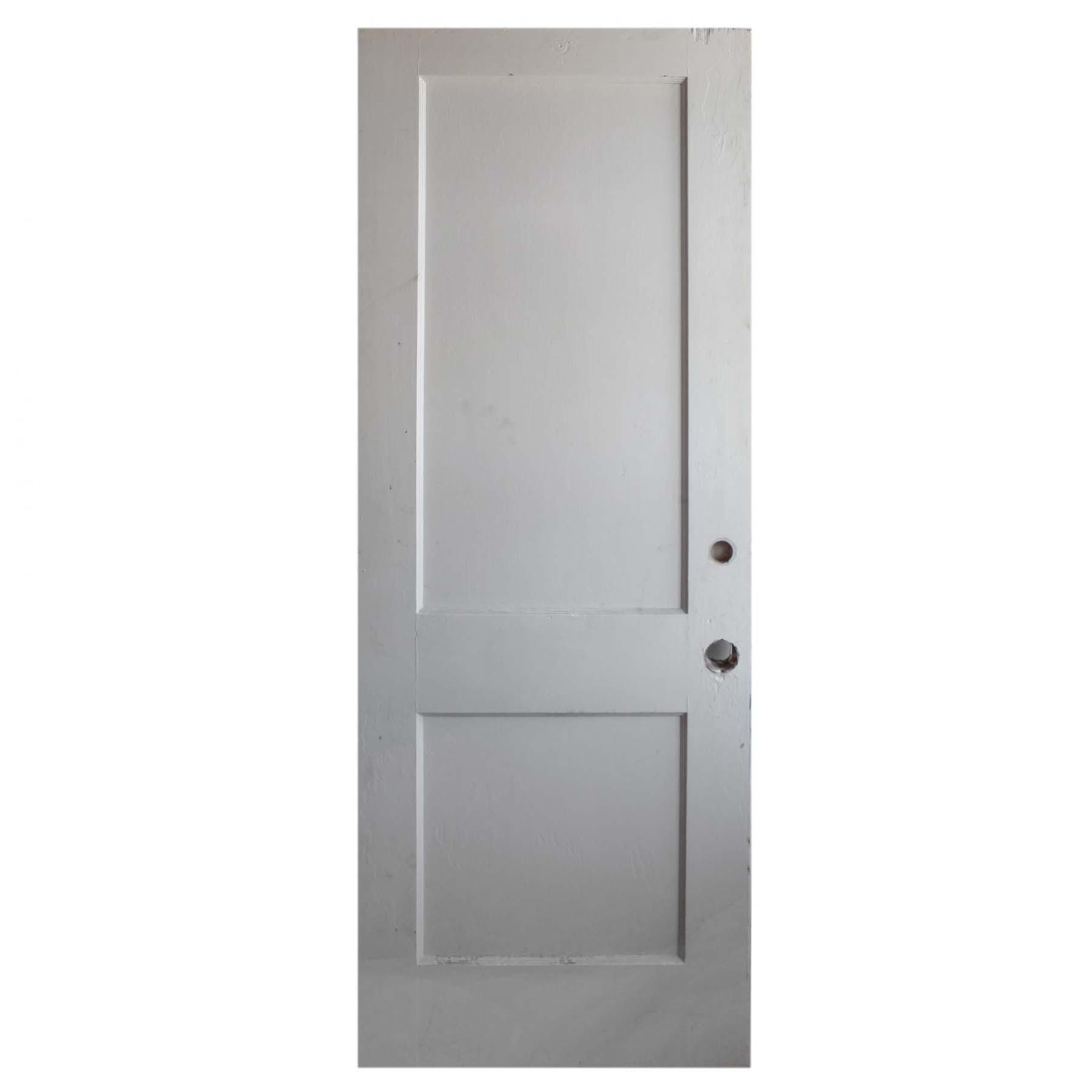 Salvaged 29” Two-Panel Solid Wood Door-0