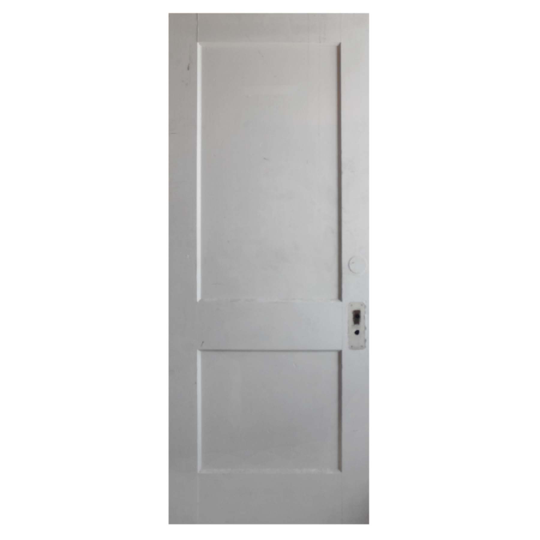 Reclaimed 32” Two-Panel Solid Wood Door-0