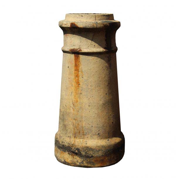 Salvaged Terra Cotta Chimney Pot, c. 1910-0