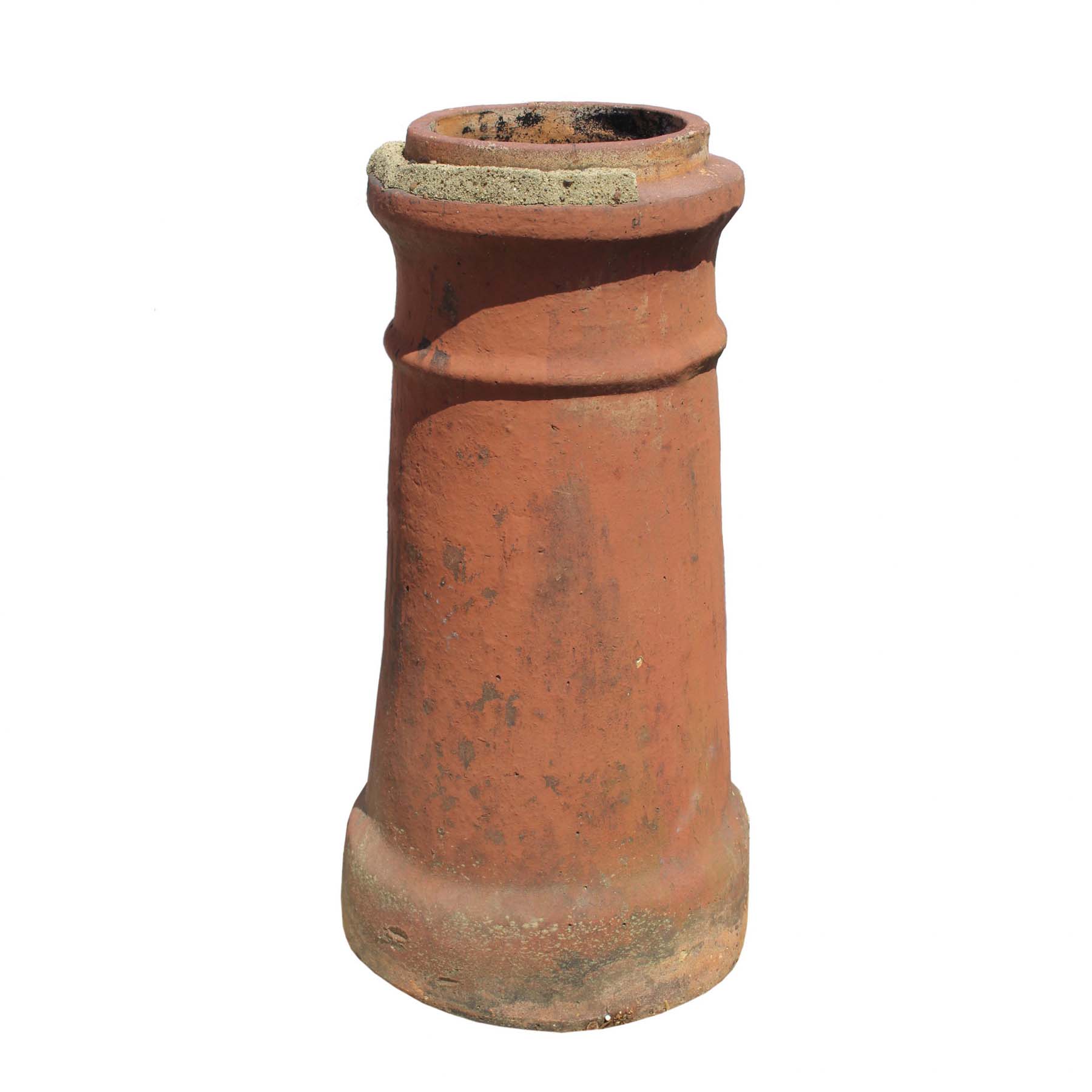 Reclaimed Terra Cotta Chimney Pot, c. 1910-0
