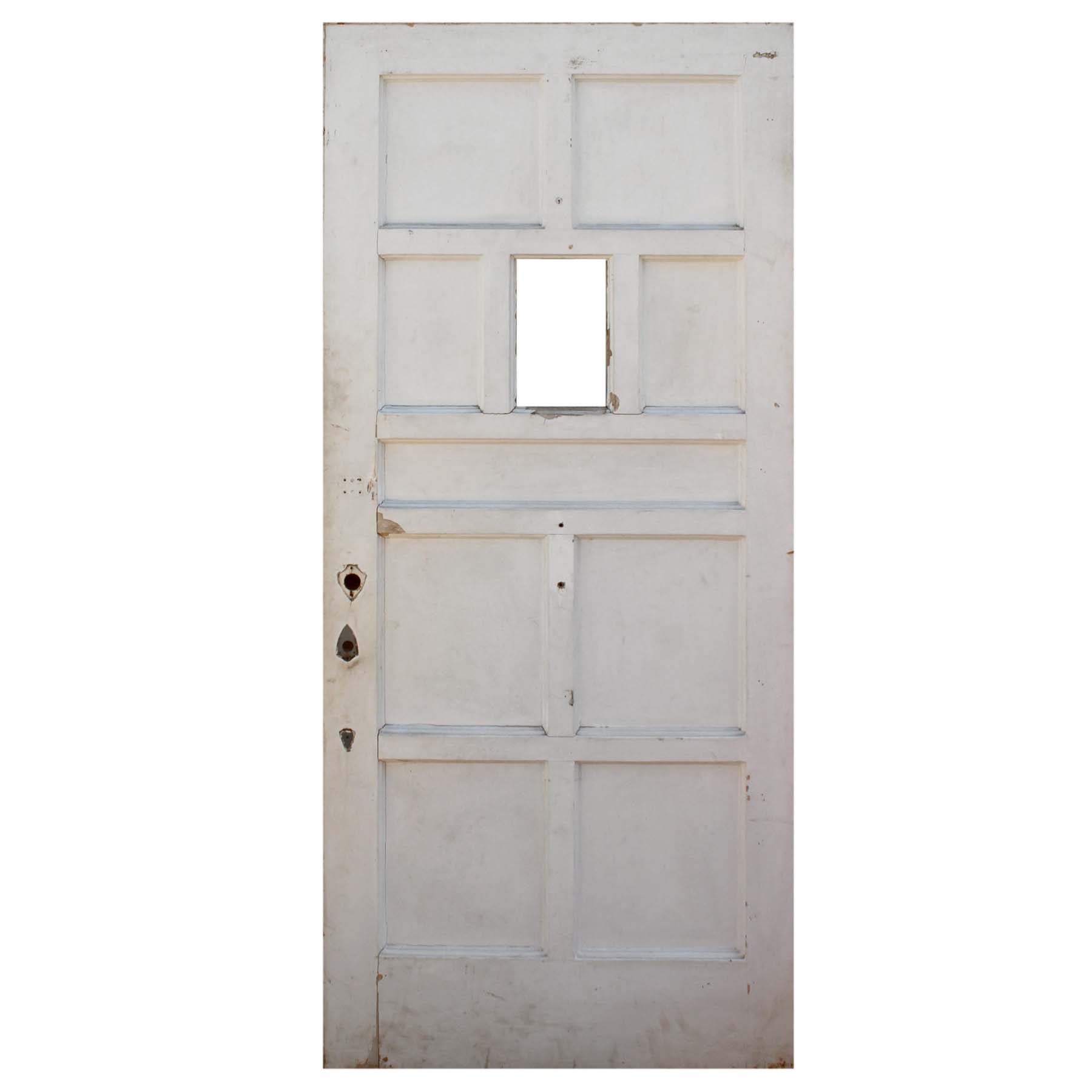 Antique 36” Multi Panel Door with Window-0