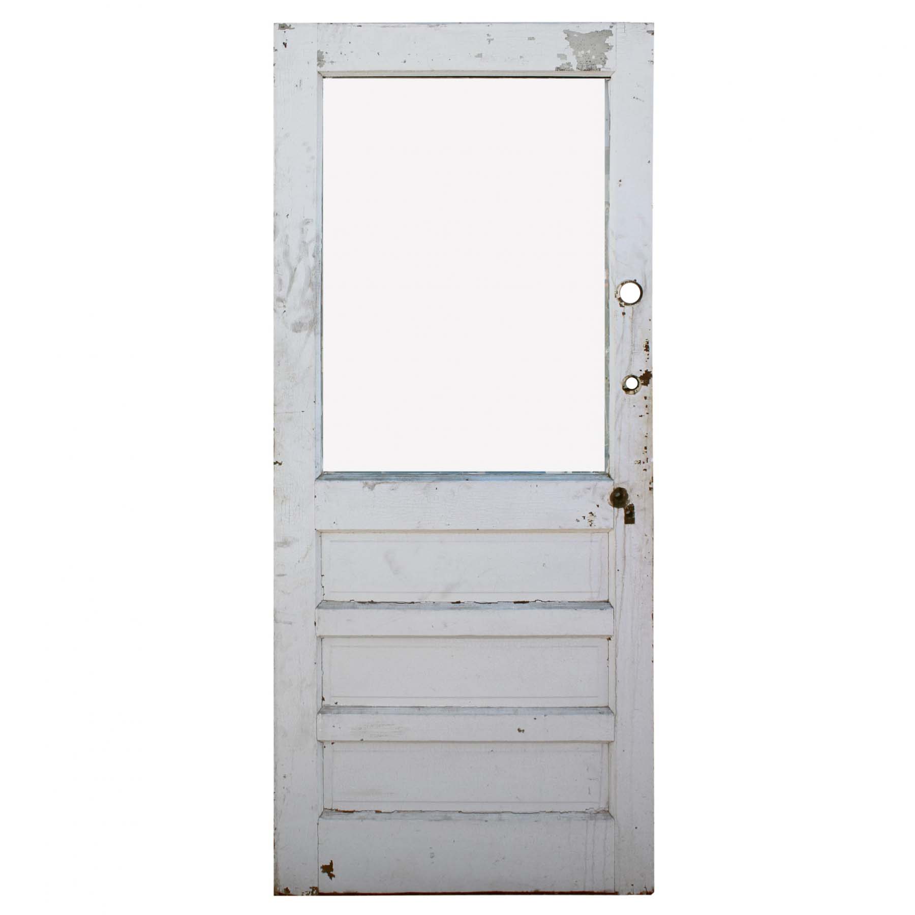 Reclaimed 35 Antique Farmhouse Door With Glass