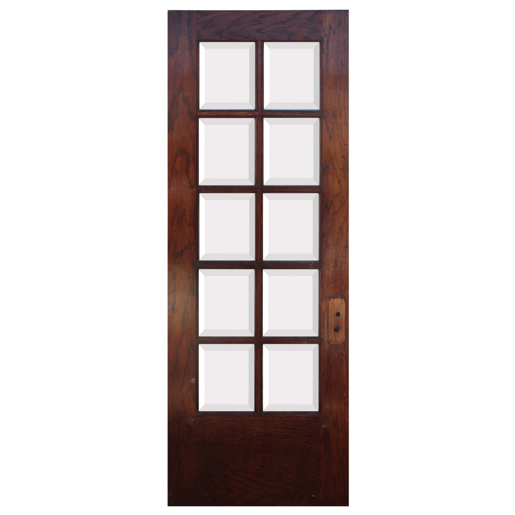 Reclaimed 30" Oak Divided Light Door-0