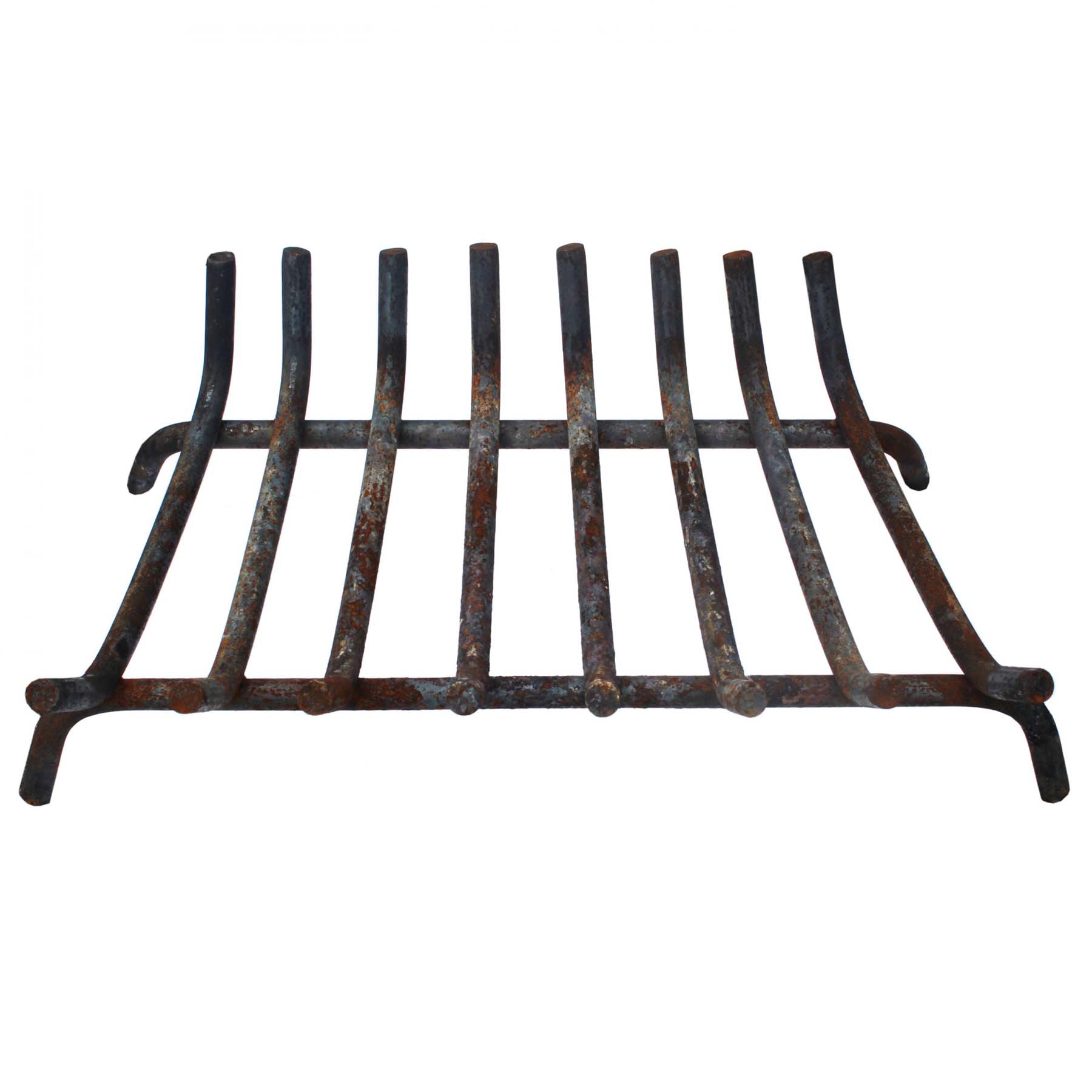 Antique Cast Iron Fireplace Basket-0