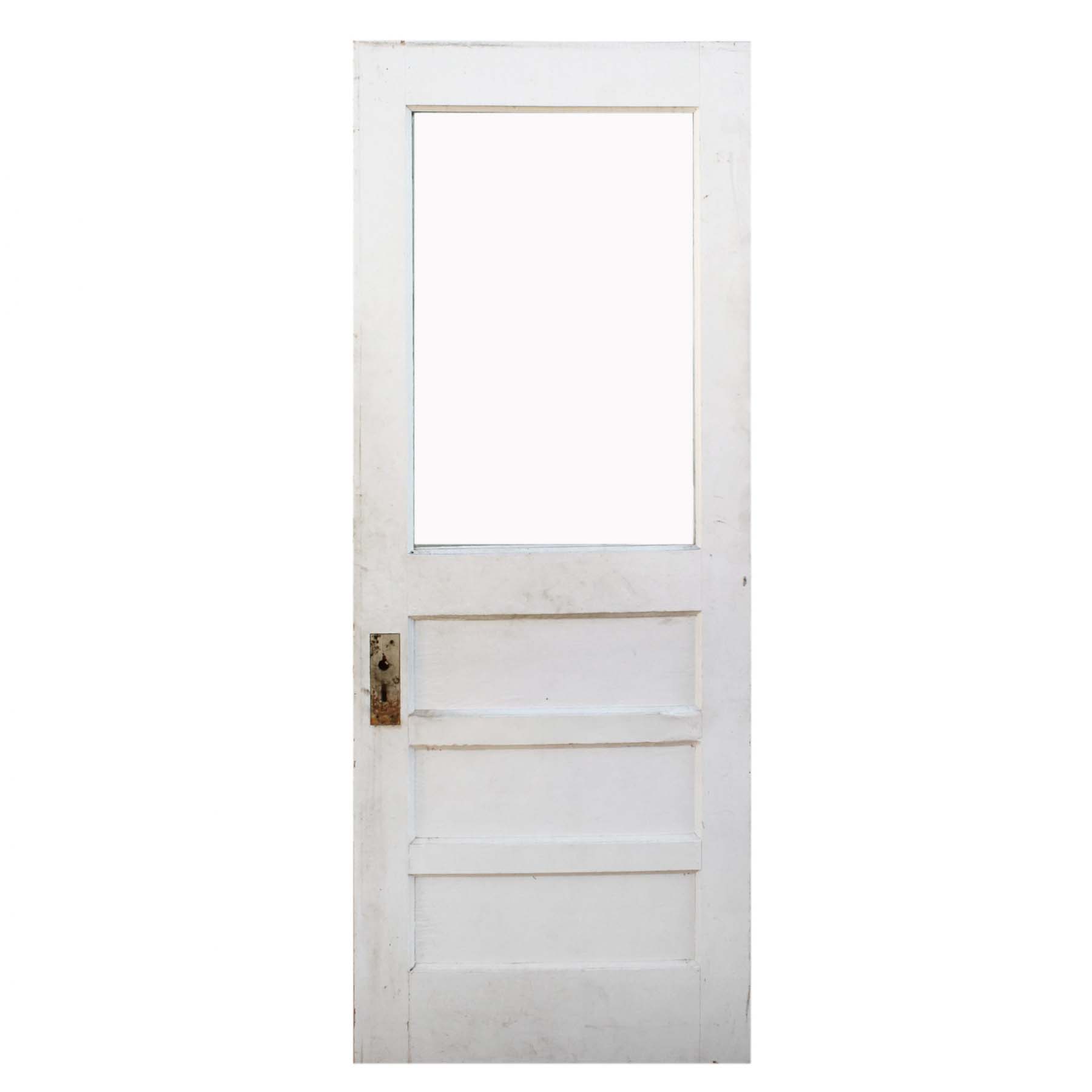 SOLD Reclaimed 30” Antique Farmhouse Door with Glass-71508
