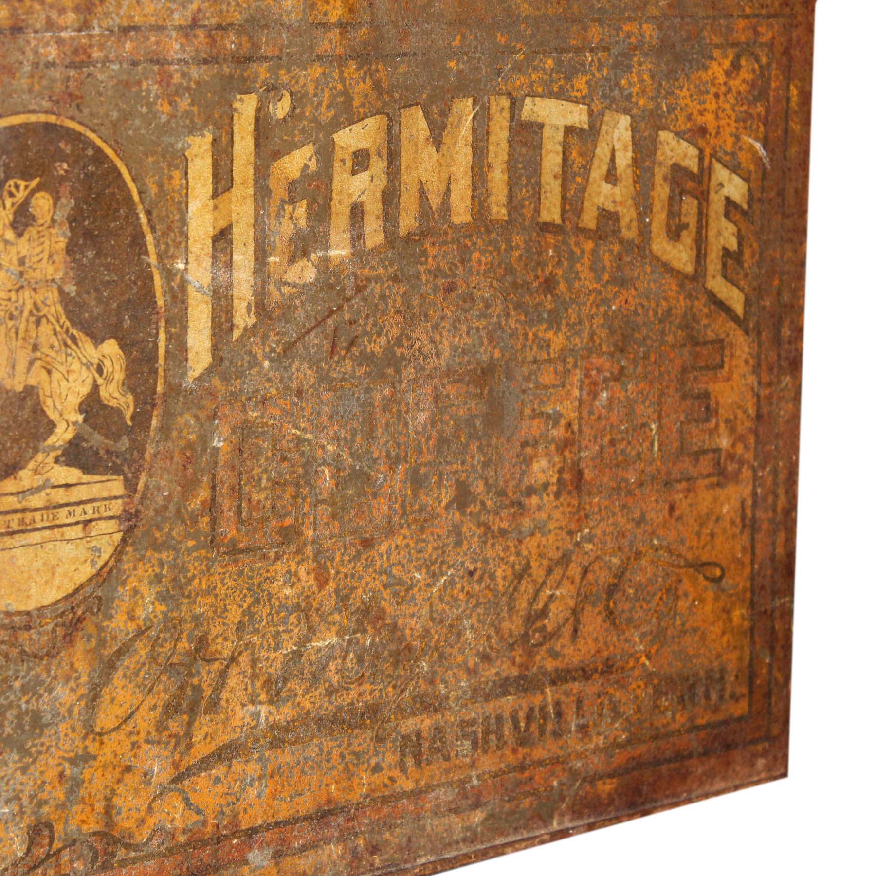 Antique Metal “Hermitage Coffee” Bin, c. 1920-71546