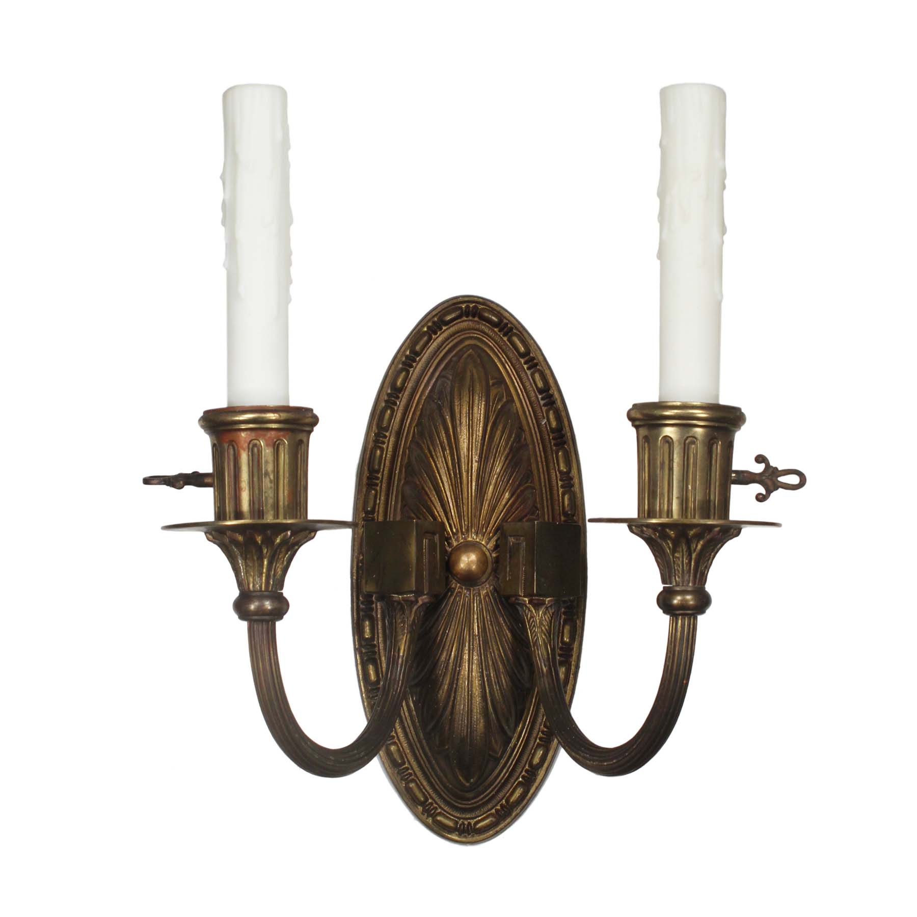 Pair of Antique Sconces in Bronze, E.F Caldwell-71689