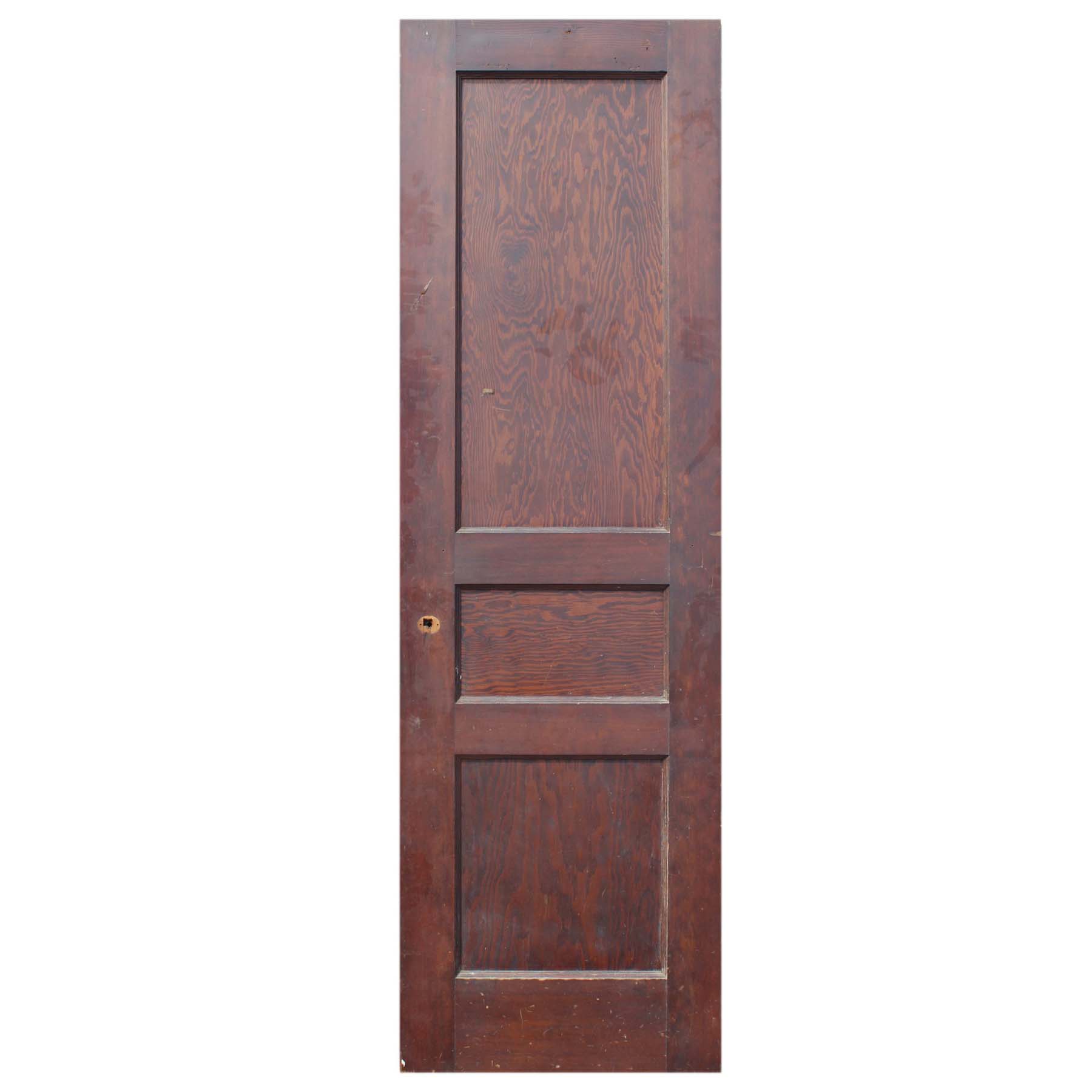 SOLD Antique 24” Three-Panel Solid Wood Door-71730