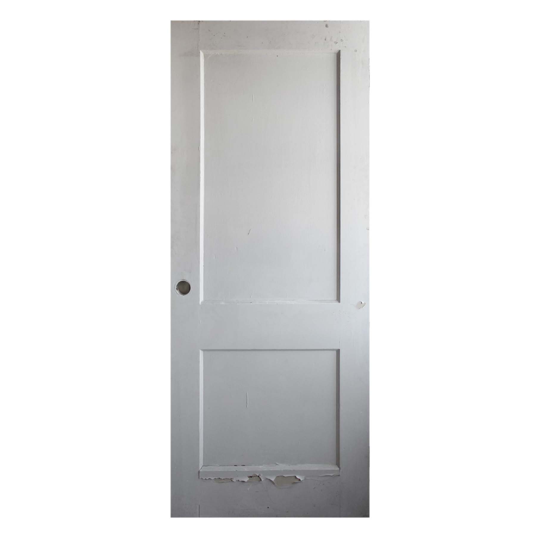 Salvaged 31” Two-Panel Solid Wood Door-71795