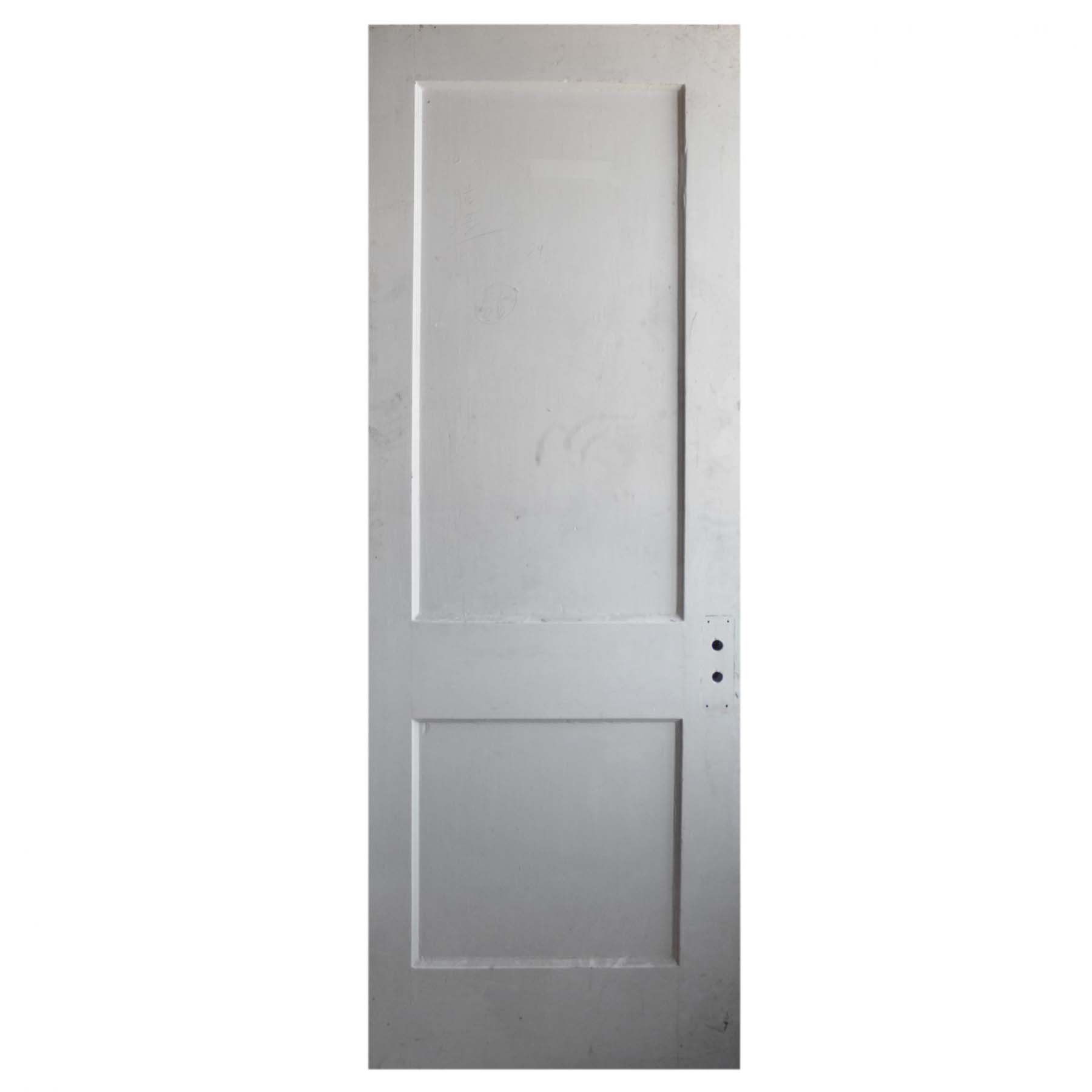 Antique 29” Two-Panel Solid Wood Door-71797