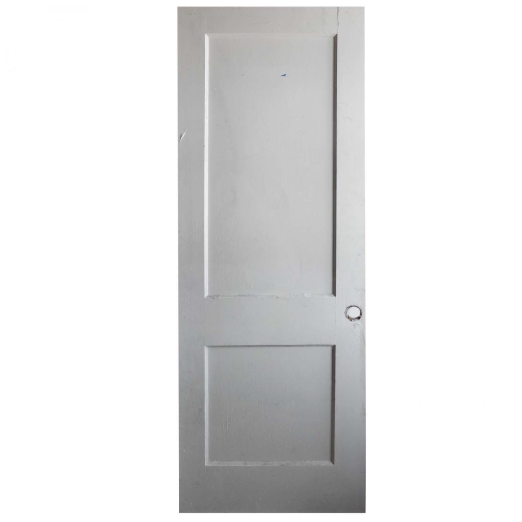Salvaged 29” Two-Panel Solid Wood Door-71799
