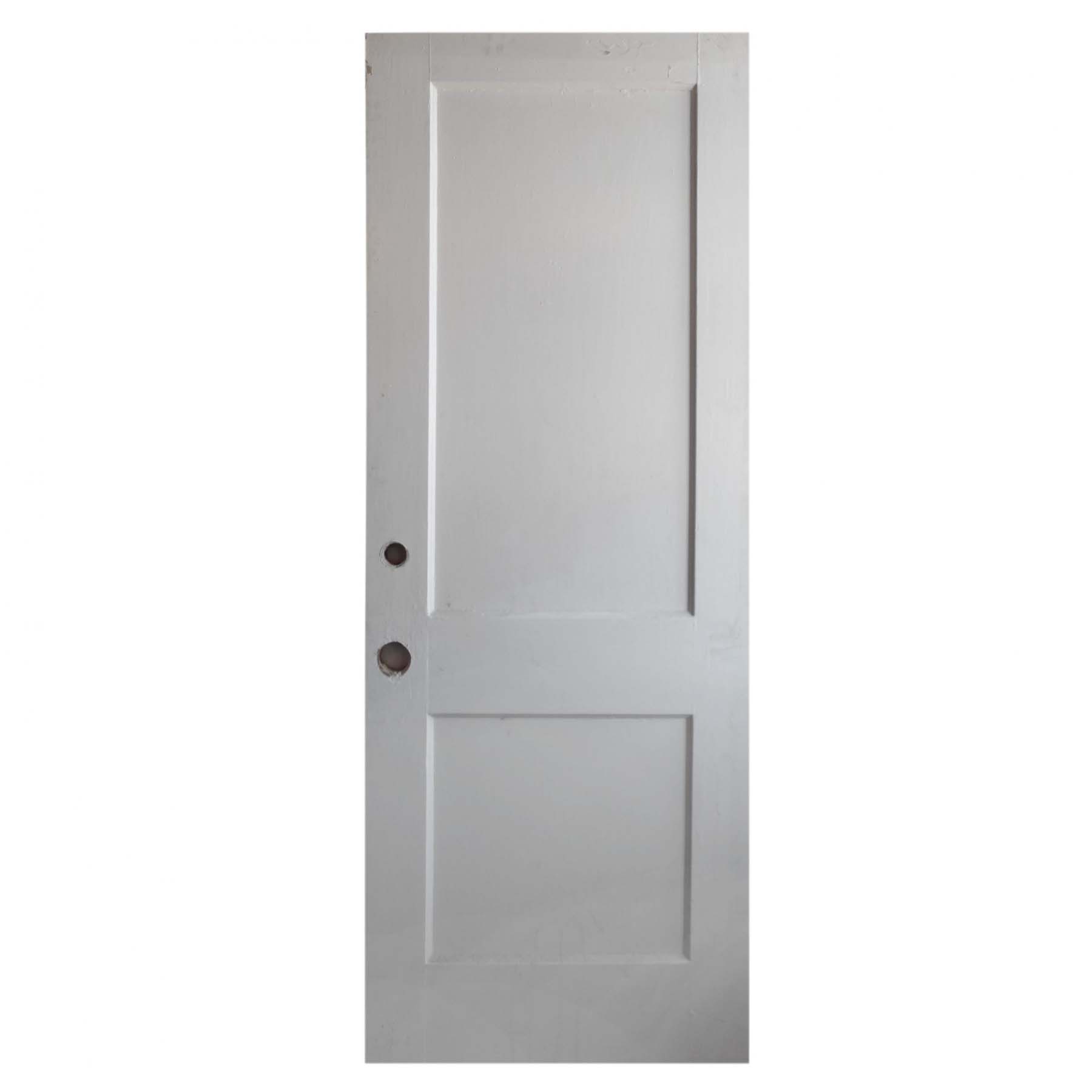 Salvaged 29” Two-Panel Solid Wood Door-71805