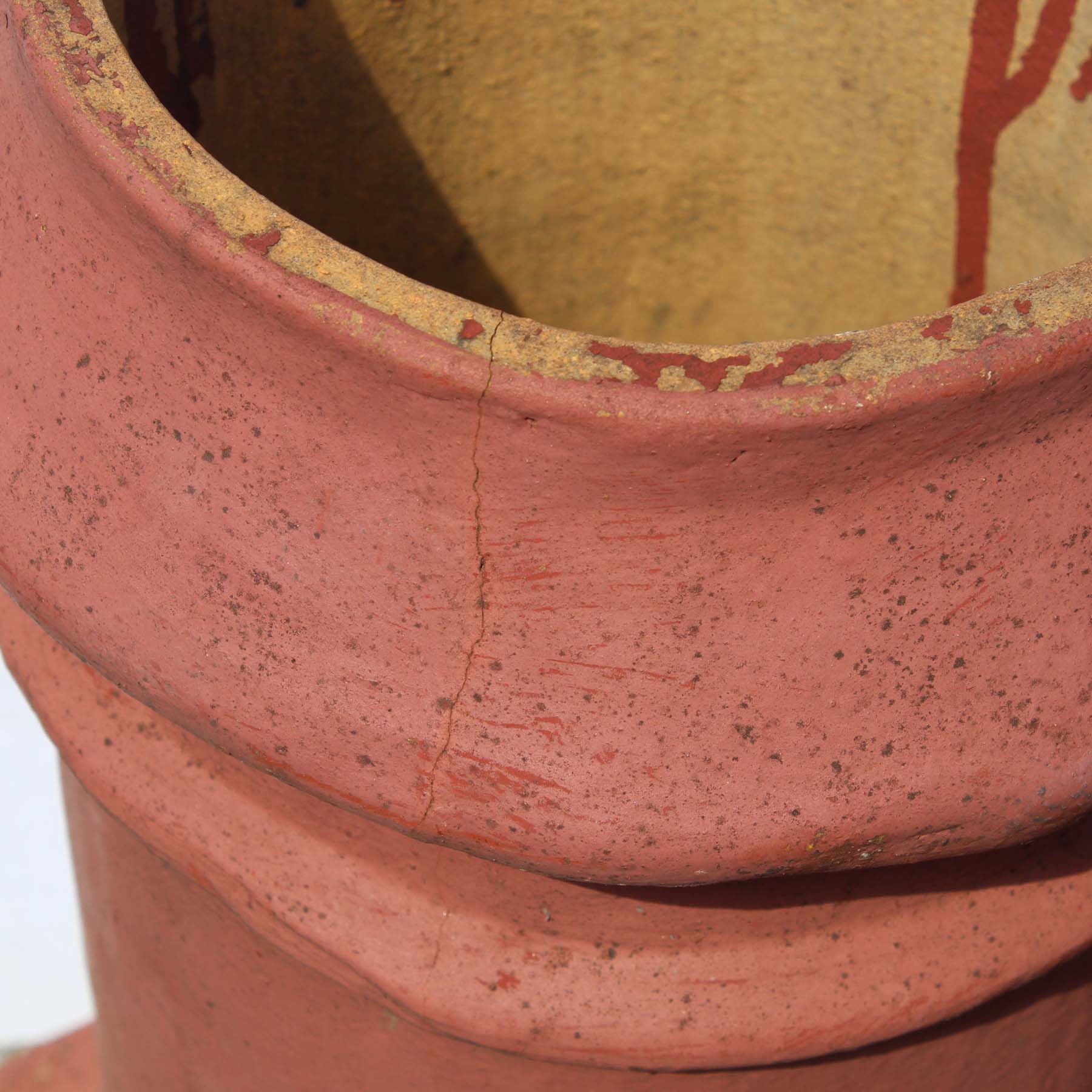 Salvaged Terra Cotta Chimney Pot, Early 1900’s-71884