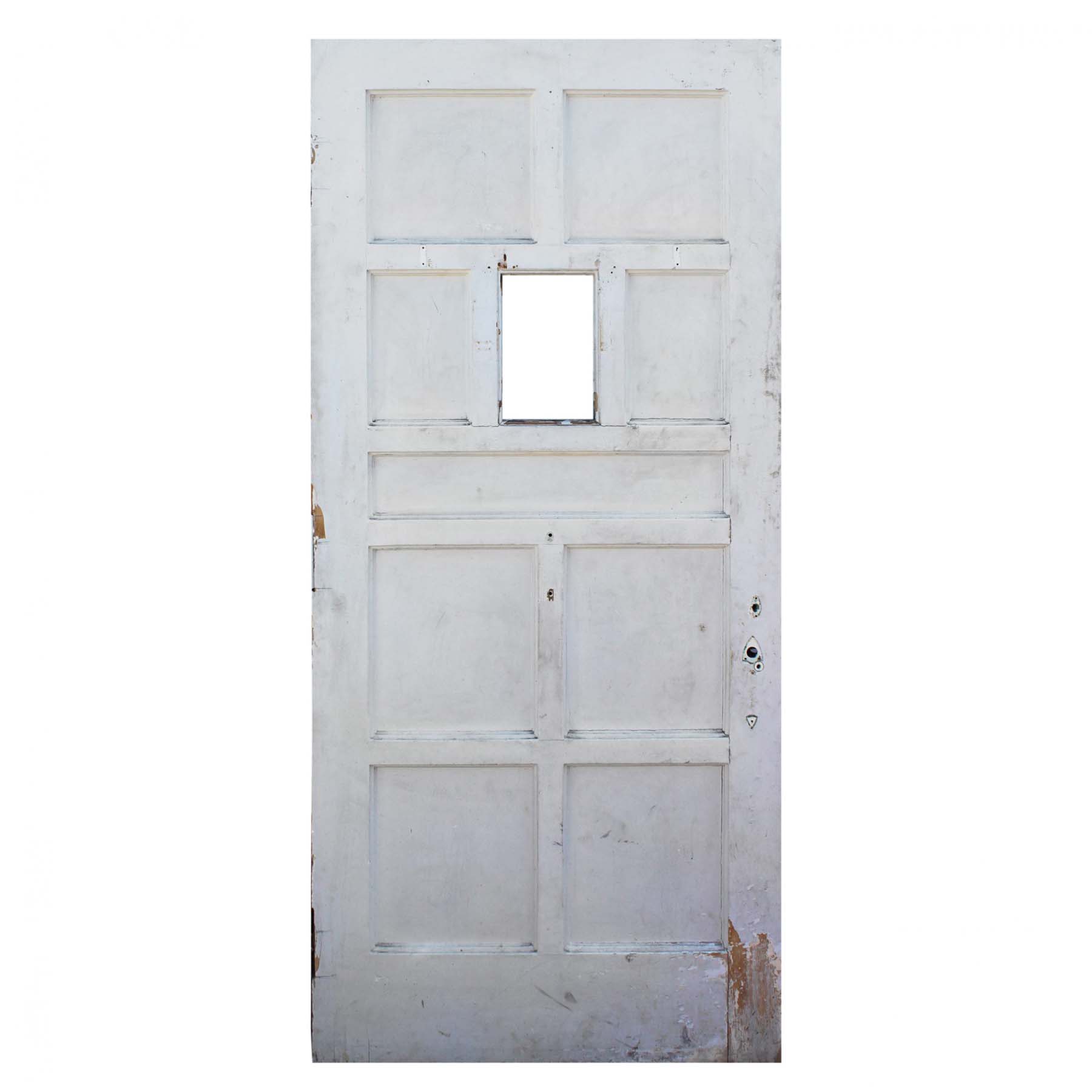 Antique 36” Multi Panel Door with Window-71919