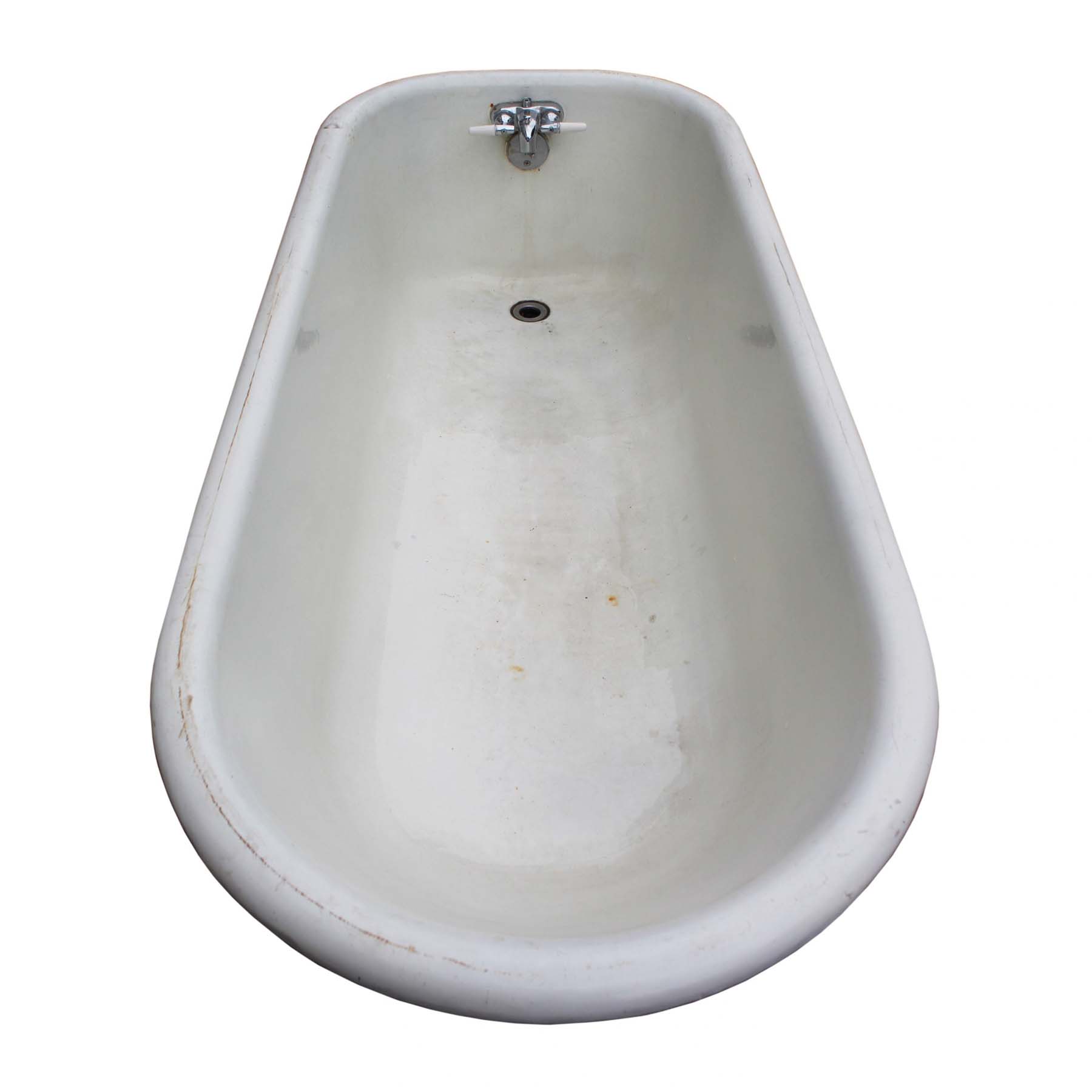 SOLD Salvaged Antique Clawfoot Bath Tub, 5’5"-71965
