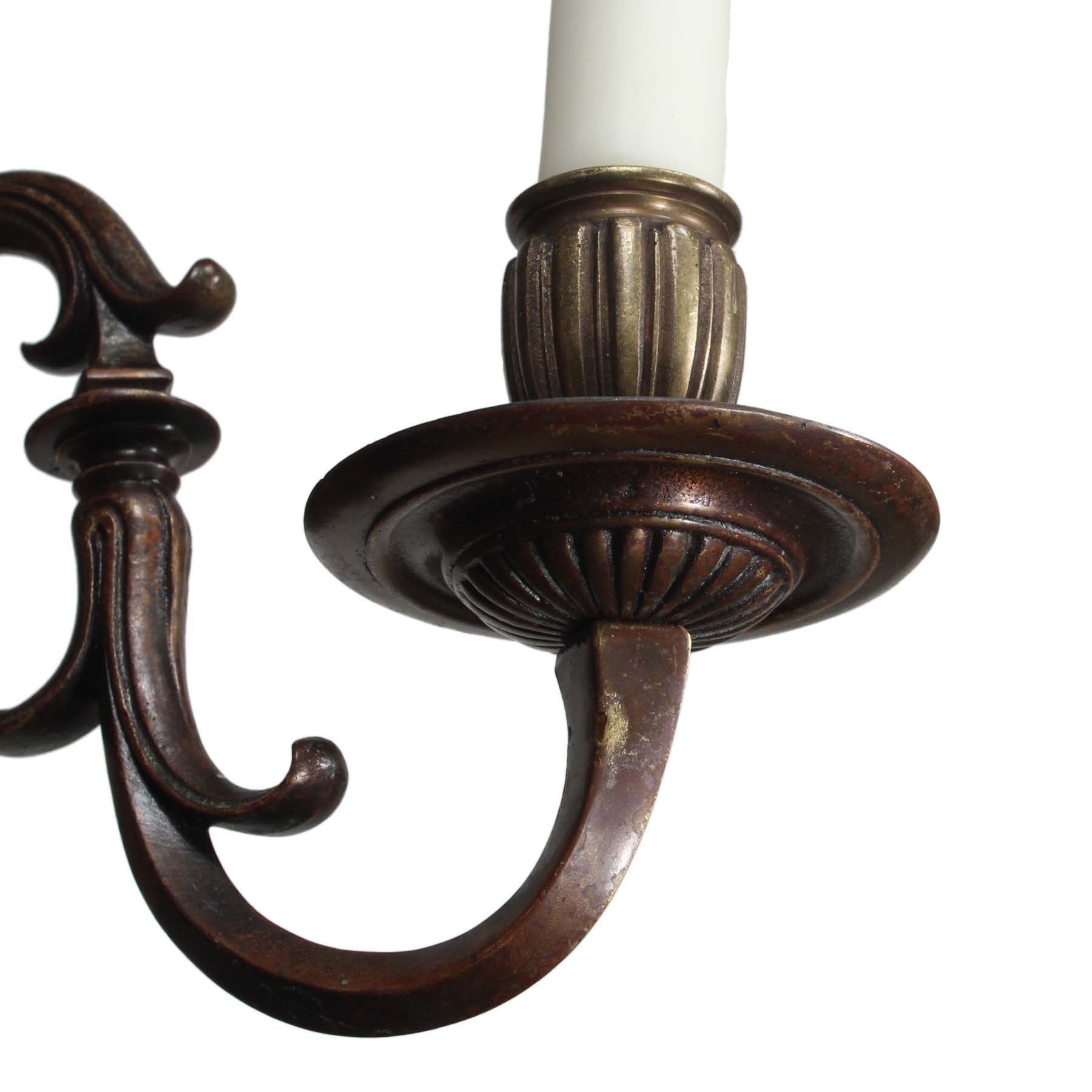 Pair of Antique Bronze Sconces by Caldwell-71459