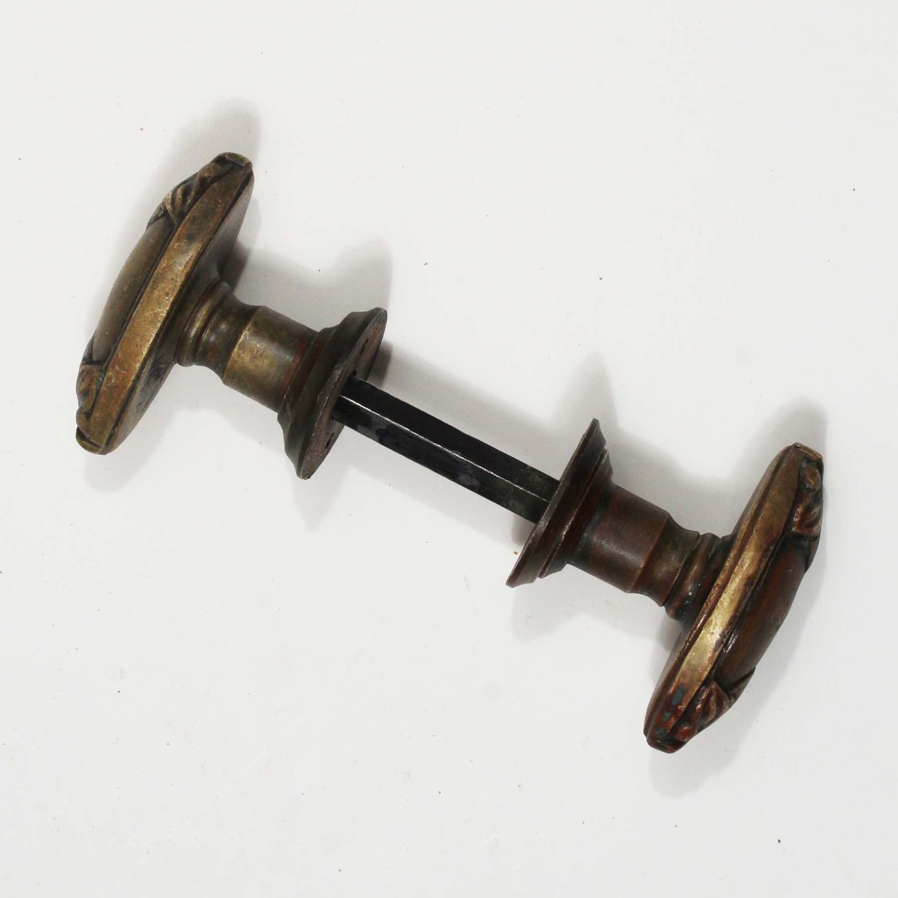 Antique Cast Bronze Oval Doorknob Sets-71711