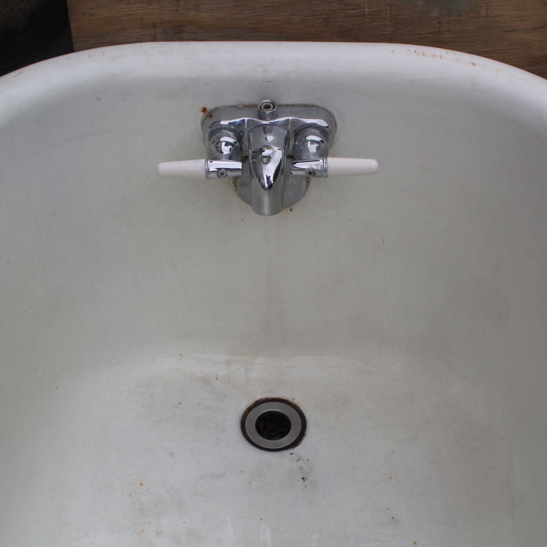SOLD Salvaged Antique Clawfoot Bath Tub, 5’5"-71966