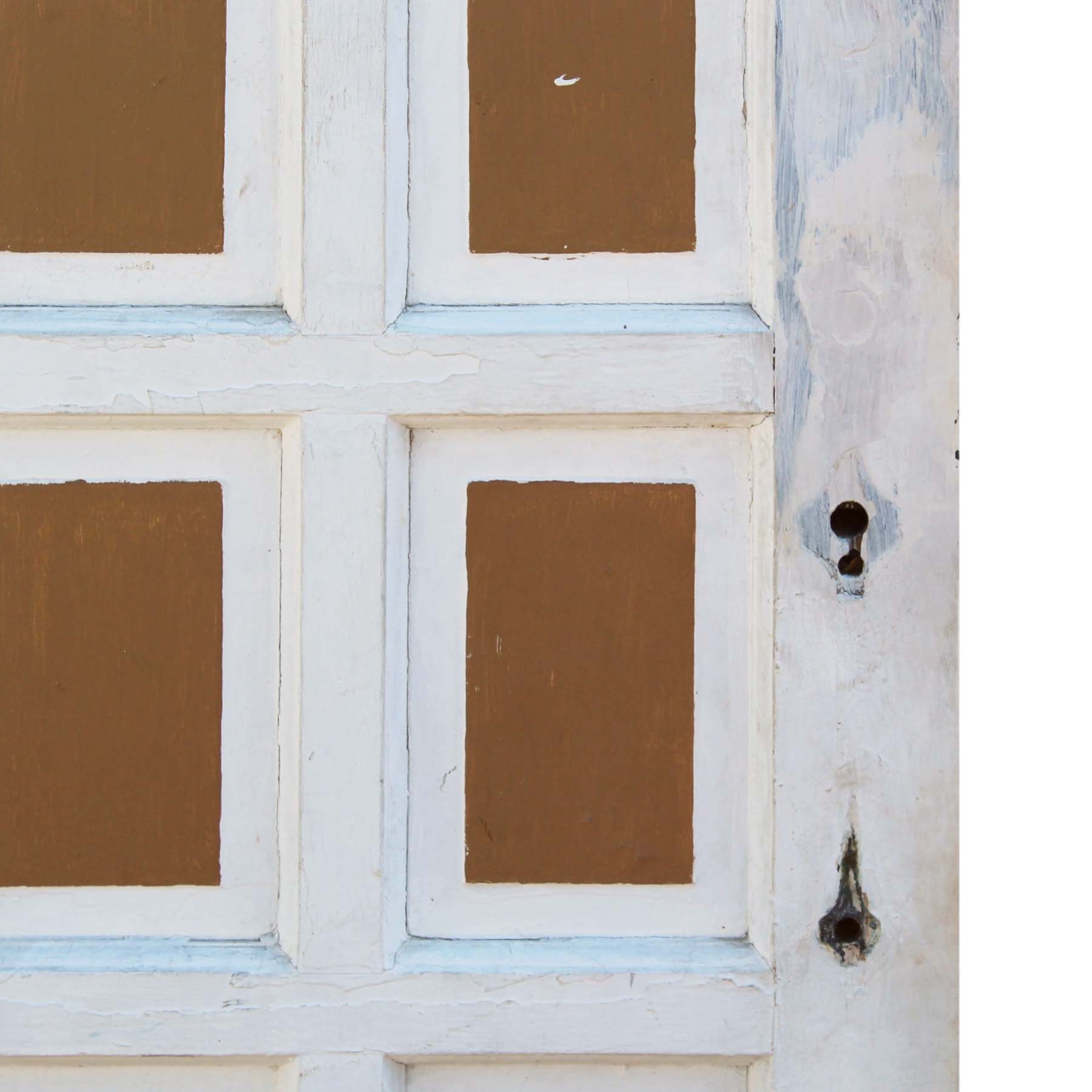 Antique 36” Multi-Panel Door with Window-71995