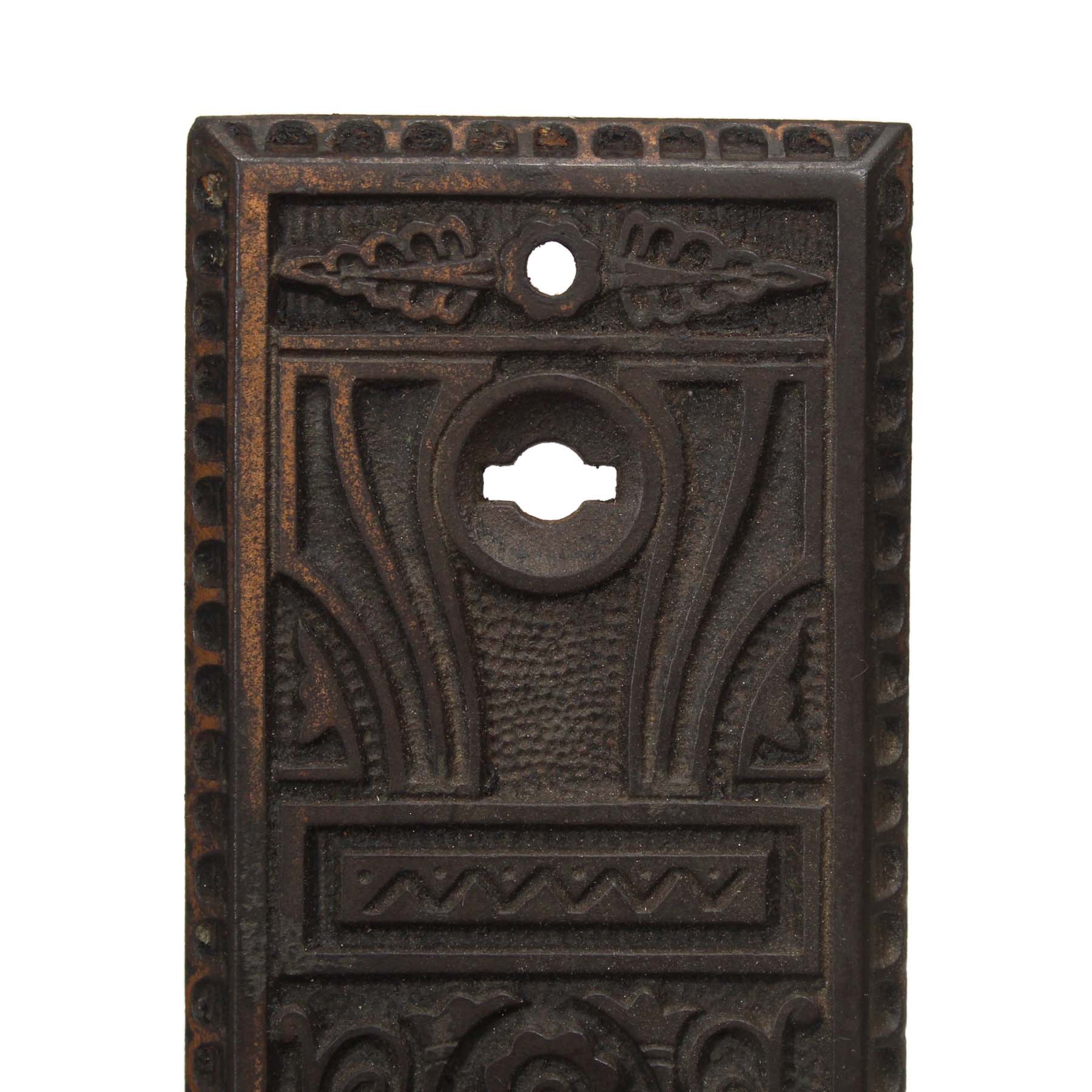Antique Eastlake Cast Iron Door Handle, C. 1880’s-71606