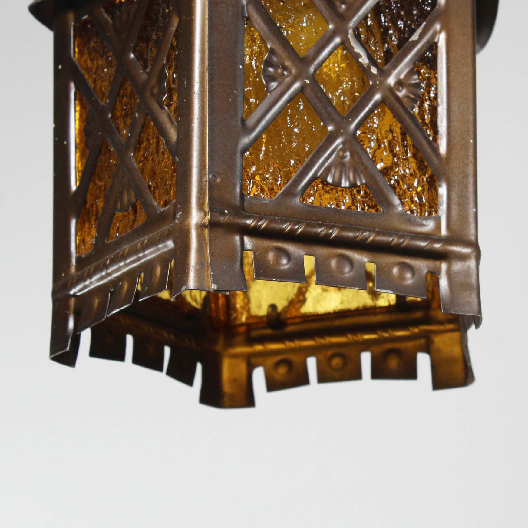 Tudor Lantern Flush Mount Lantern, Antique Lighting -71781