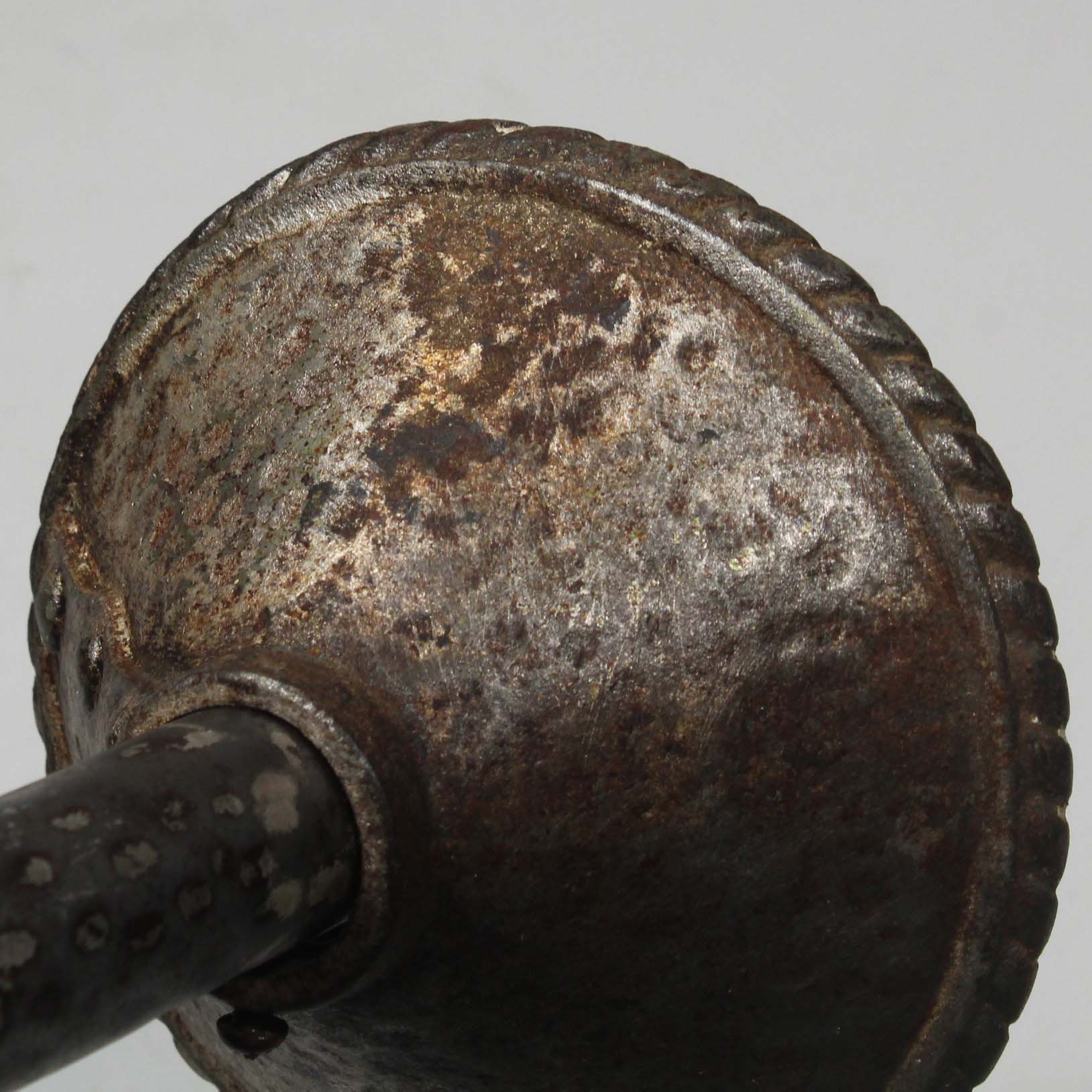 Matching Antique Cast Iron Tudor Sconce Pairs-71849