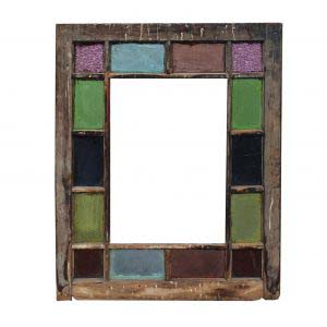 Reclaimed American Stained Glass Window, Late 19th Century-0