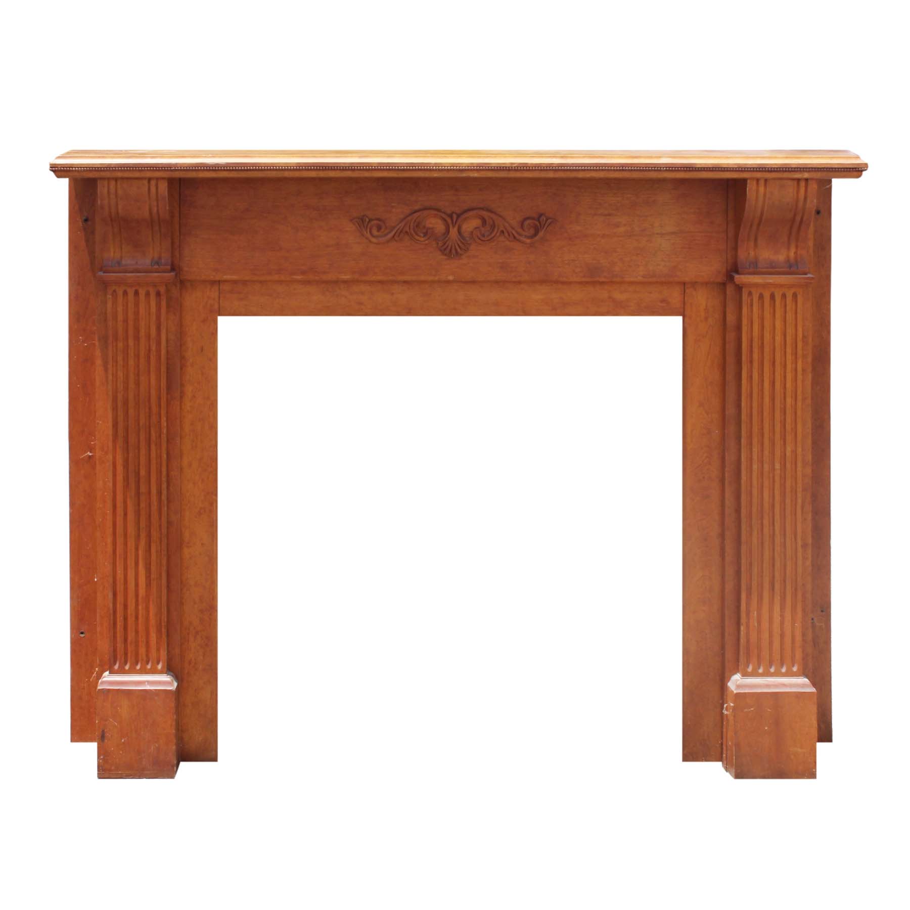 Antique Fireplace Mantel, c. 1890-0