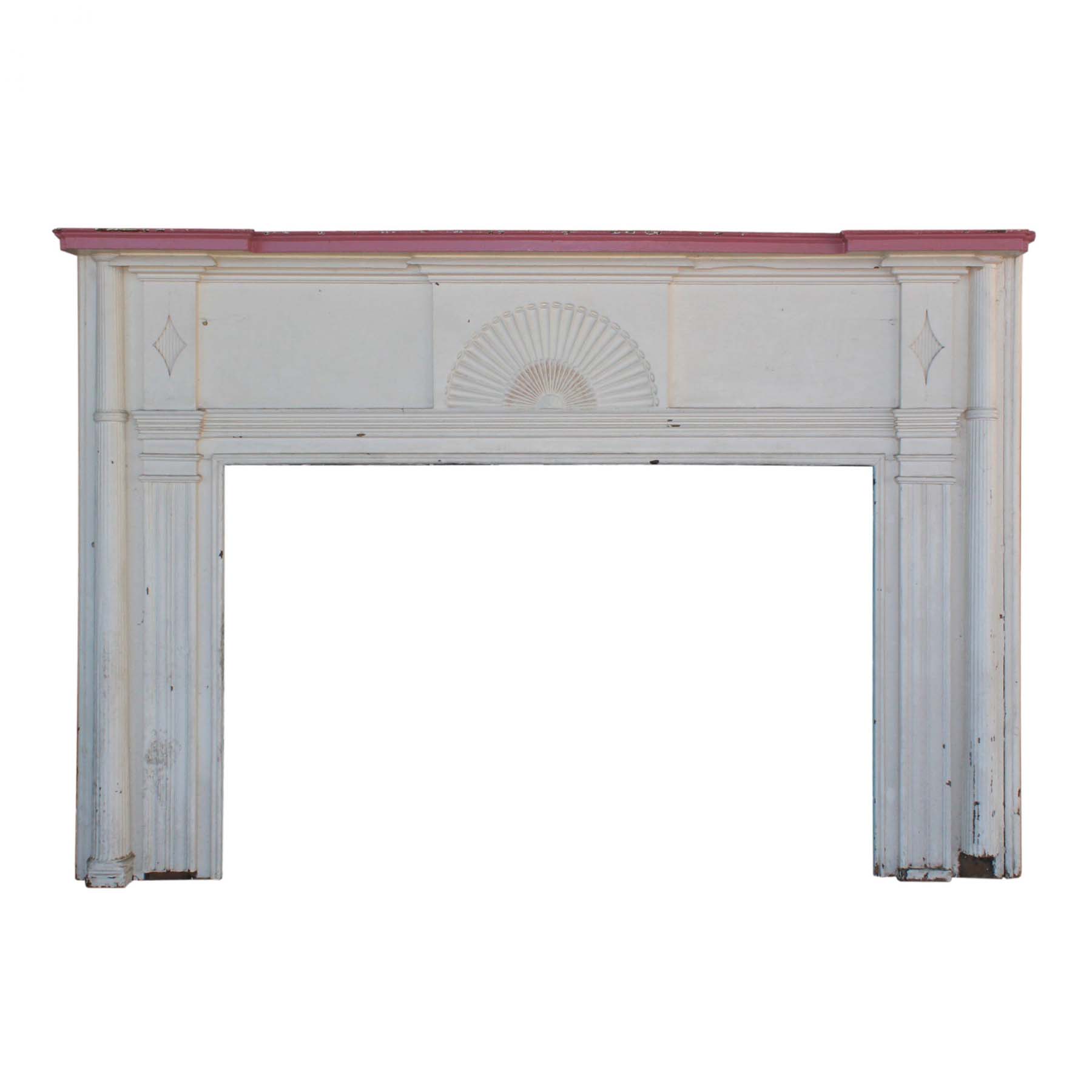 Salvaged Antique Federal Fireplace Mantel, c.1820s-0