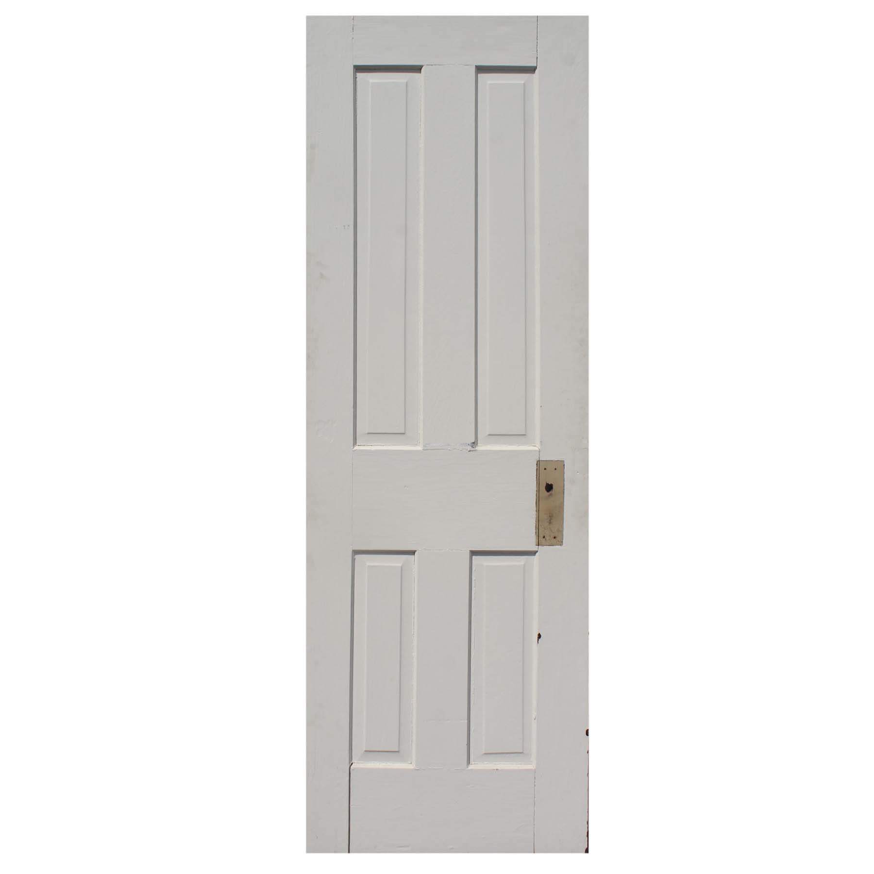 Salvaged 24” Four-Panel Solid Wood Door-0