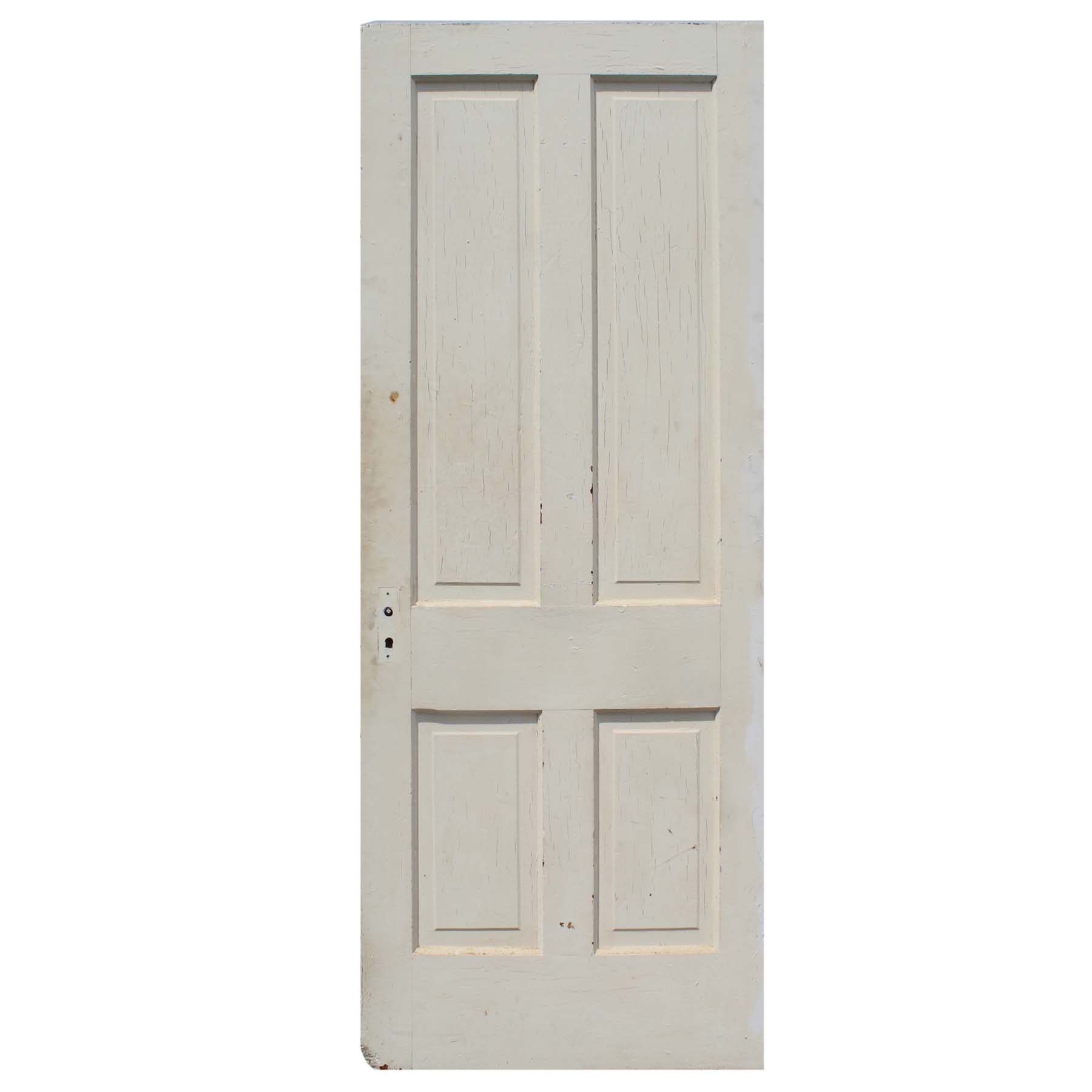 Reclaimed 31” Four-Panel Solid Wood Door-0