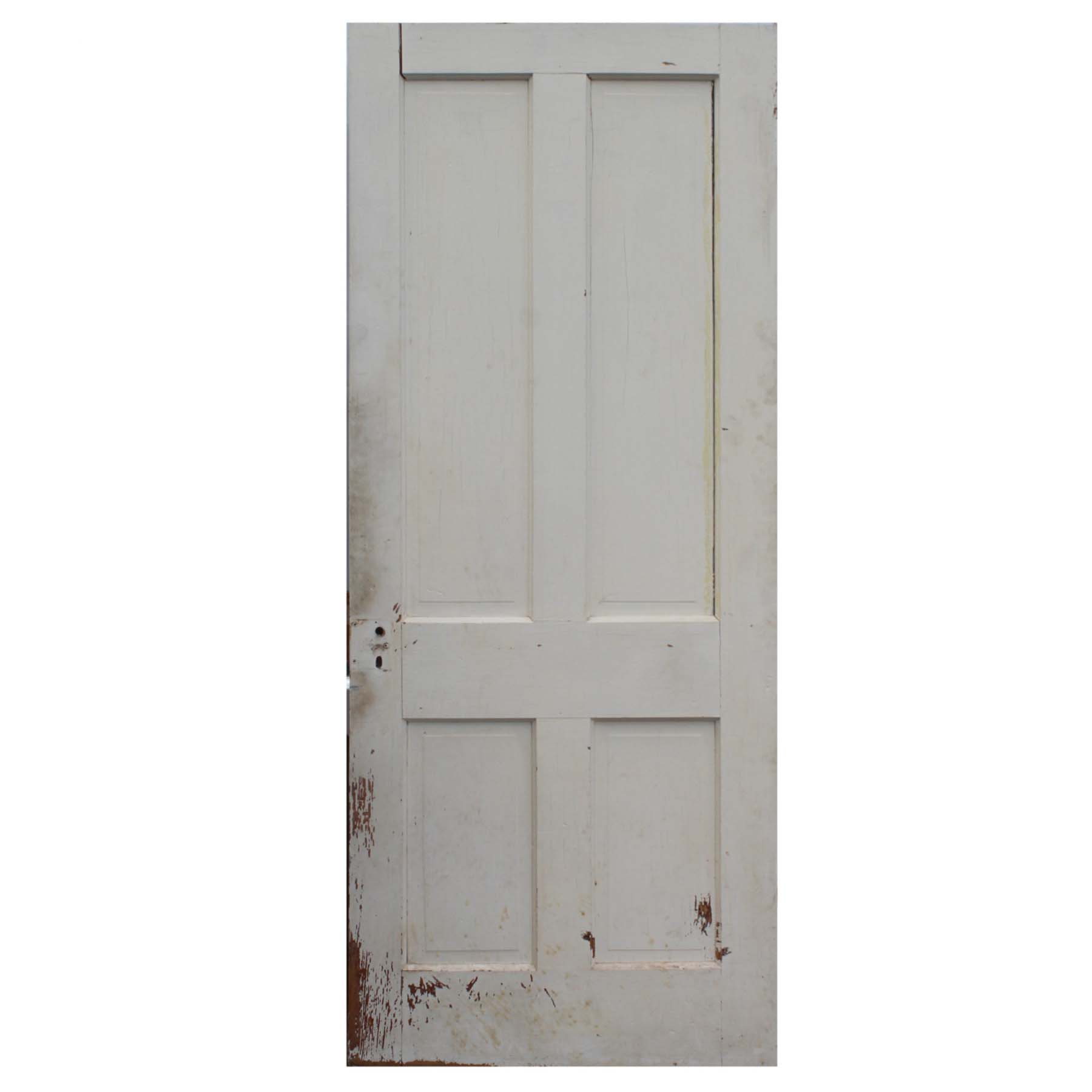 Reclaimed 31” Four-Panel Solid Wood Door-0